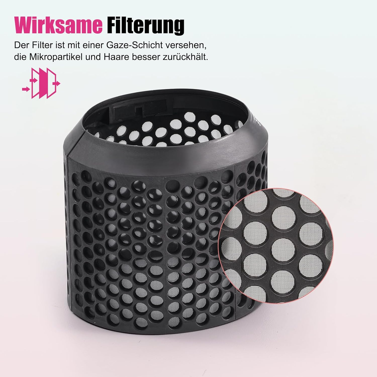 Filter Cover Replacement for Dyson HS01 HS05 for Airwrap Filter Hair Styler Accessories Outdoor Screen Magnetic Filter Cage Replacement Parts image number 6