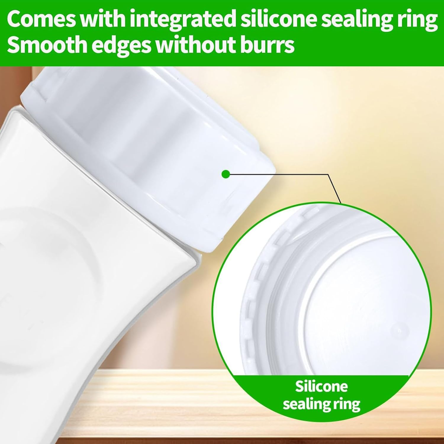 Caps, Baby Bottle Covers, Leakproof Milk Lids, 18.3/14.2/8.5 Cm Toddler Drink Seals, Replacement Travel, 6-Pack Assorted, Ideal for Car, Plane, Business and Vacation Use image number 6