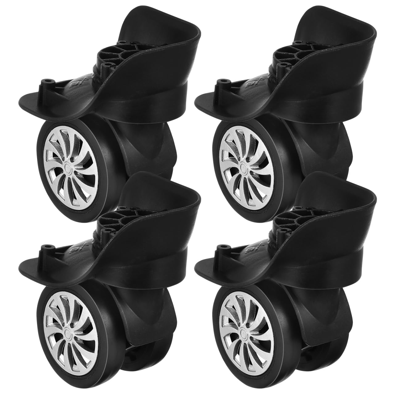 Vaguelly 4Pcs Suitcase Wheels Replacement - Universal Luggage Wheel Repair Suitcase Bag Parts Spinner Casters for Travel Customs Box Furniture