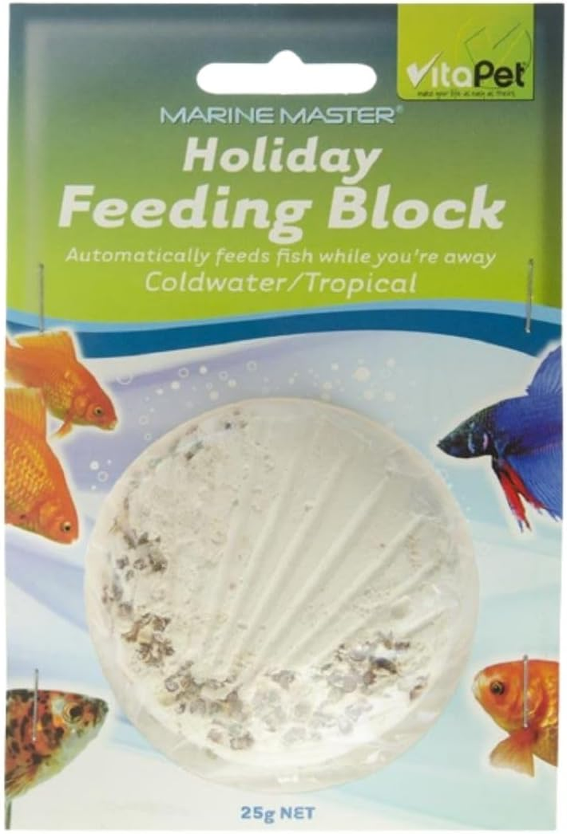 Leona Co Marine Master Holiday Feeding Block Slow Release Fish Food Shell-Shaped Block for Essential Nutrients (1) image number 1