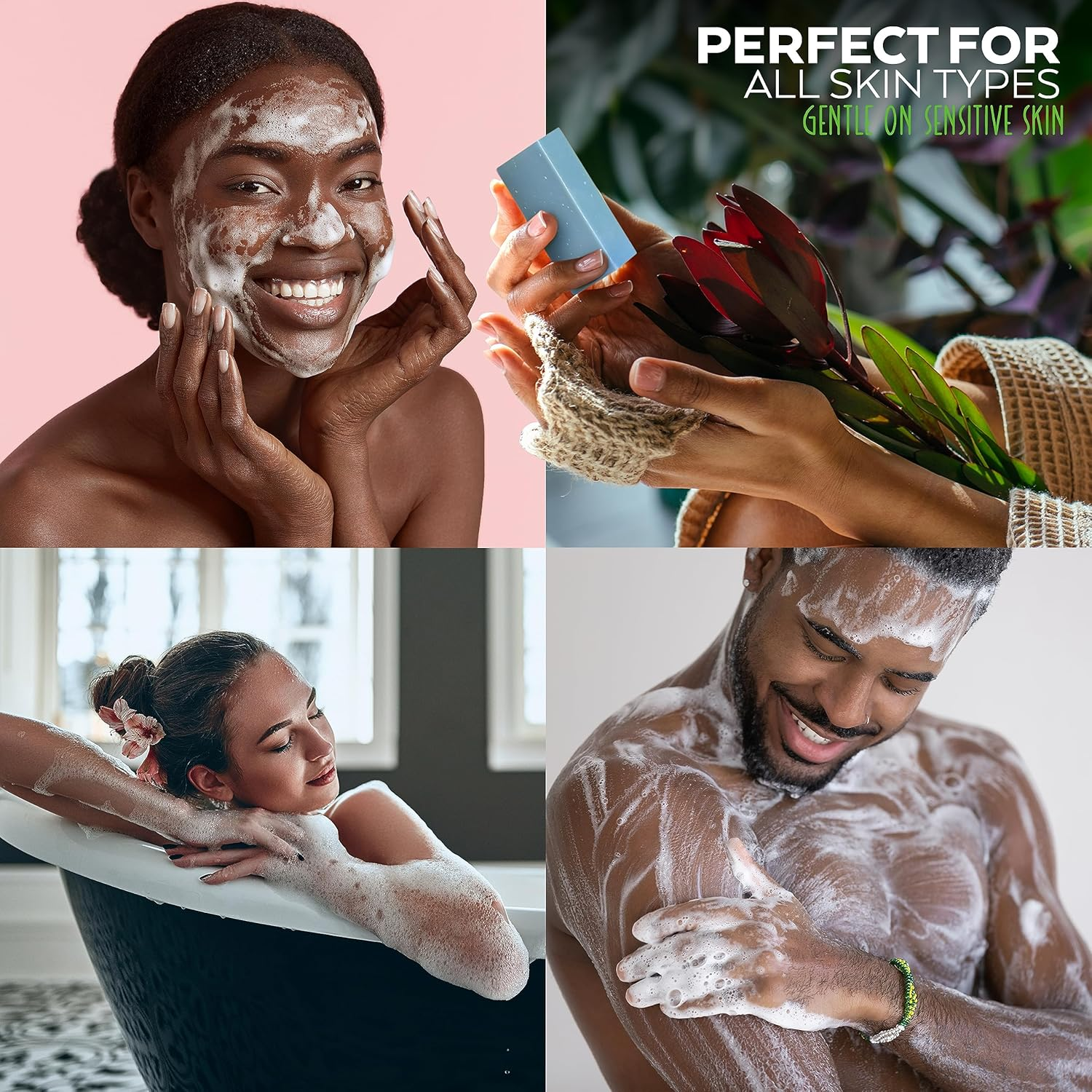 Aspen Kay Naturals Arnica and Mint Soap, Vegan, Olive Oil, Shea Butter, Coconut Oil, Essential Oils, Palm Oil, Cold Processed. for All Skin Types, Sensitive Skin, MADE in the USA (1 Pack) image number 2