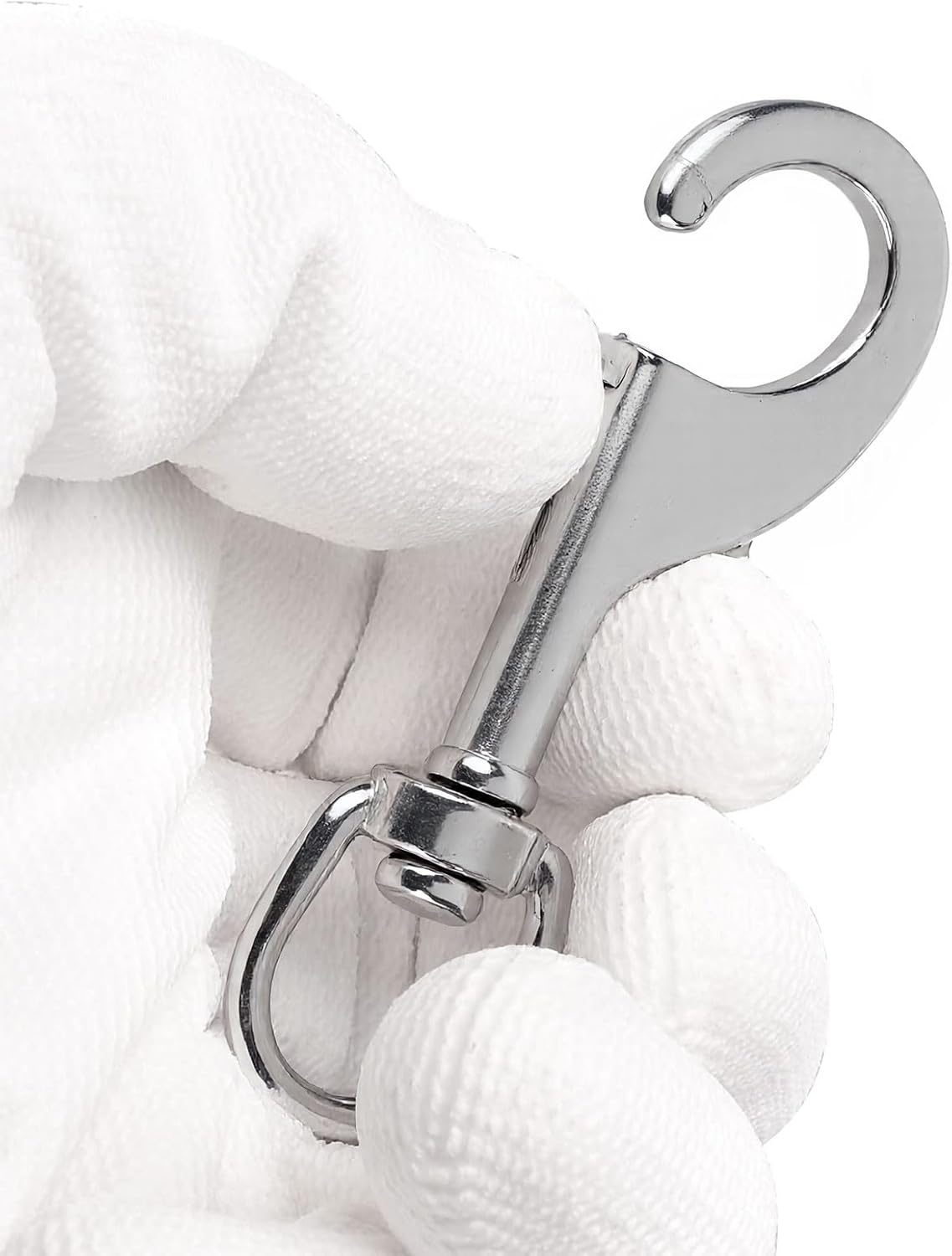 3Pcs Snap Hooks, Stainless Steel 316 Swivel Snap Hooks Heavy Duty, Single-Ended Marine-Grade Diving Bolt Spring Bolt Snap, for Diving, Flagpole Rope, Dog Leash, Camera Strap, Clothesline image number 3