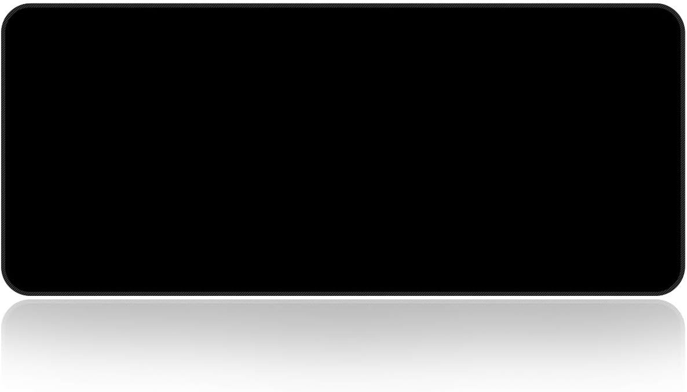 Large Gaming Mouse Pad with Nonslip Base|Extended XXL Size, Heavy|Thick, Comfy, Waterproof & Foldable Mat for Desktop, Laptop, Keyboard, Consoles & More|Enjoy Precise (Black)