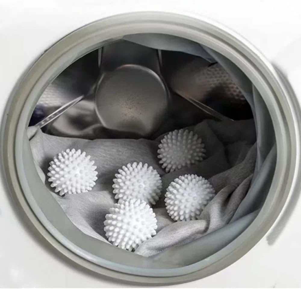 Anti-Static Fabric Laundry Washing Balls, 9Pcs anti Static Dryer Drying Balls for Laundry,Anti Static Tumble Dryer Ball,Dryer Balls Laundry anti Static,Clothes Dryingandfluffing Fabric Softener Ball image number 6