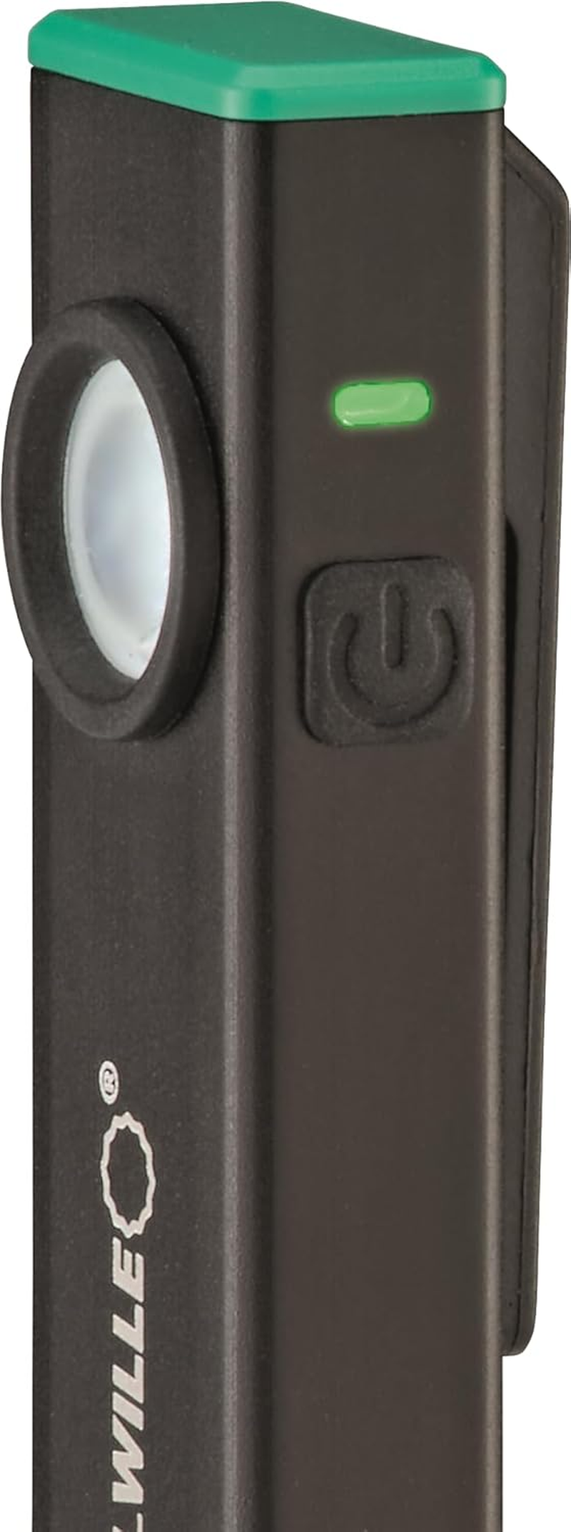 STAHLWILLE Mini LED Work Light 13134 with Retaining Clip and Magnet, up to 500 Lumen, 3 Hours Light Time, Integrated Battery, USB-C Torch, Black image number 1