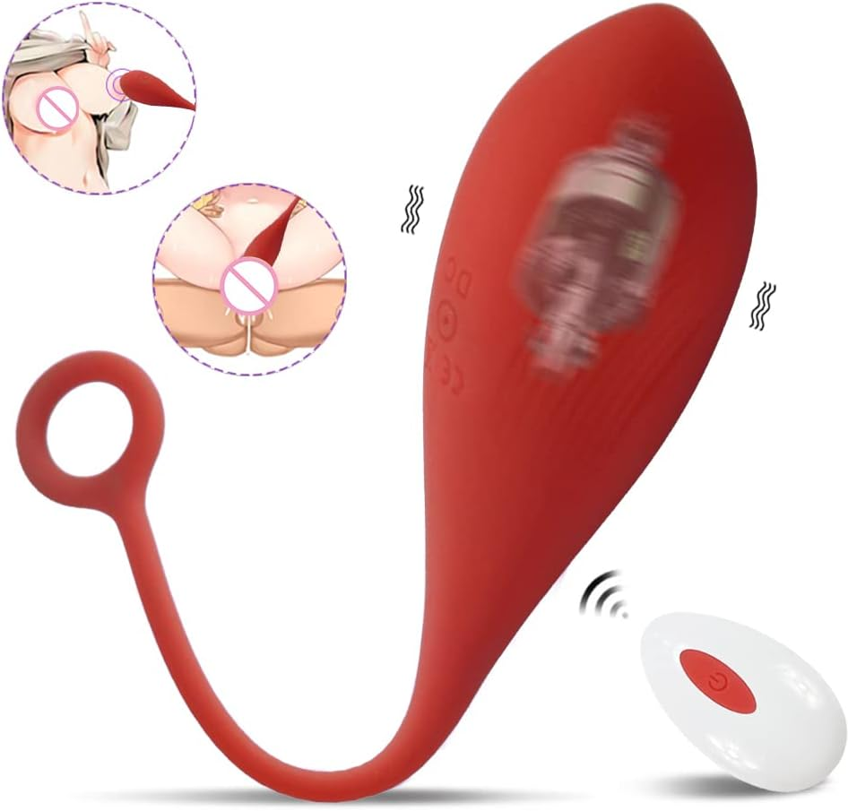 10 Modes Powerful Bullet Stick Massage Ball Electric Handheld Personal Bullet Tool for Foot Relax, Quiet Waterproof Bullet Massage Rod Women Pleasure Soft Toys, Delivery Fast, Mini Size (Red) image number 2