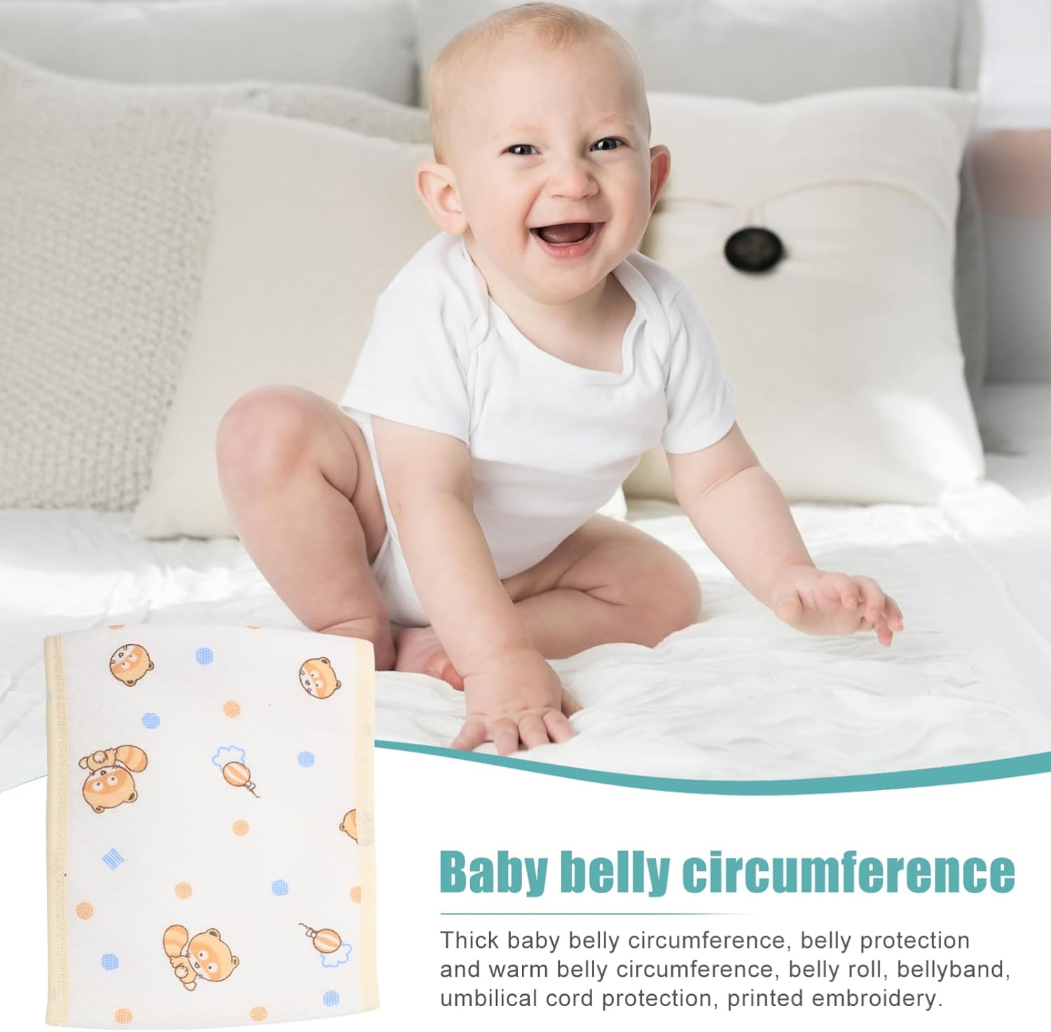 3Pcs Belly Band Cotton Material Pregnancy Bump Strap Postpartum Belly Band Straps Boy Girl Navel Belt Newborn Supplies