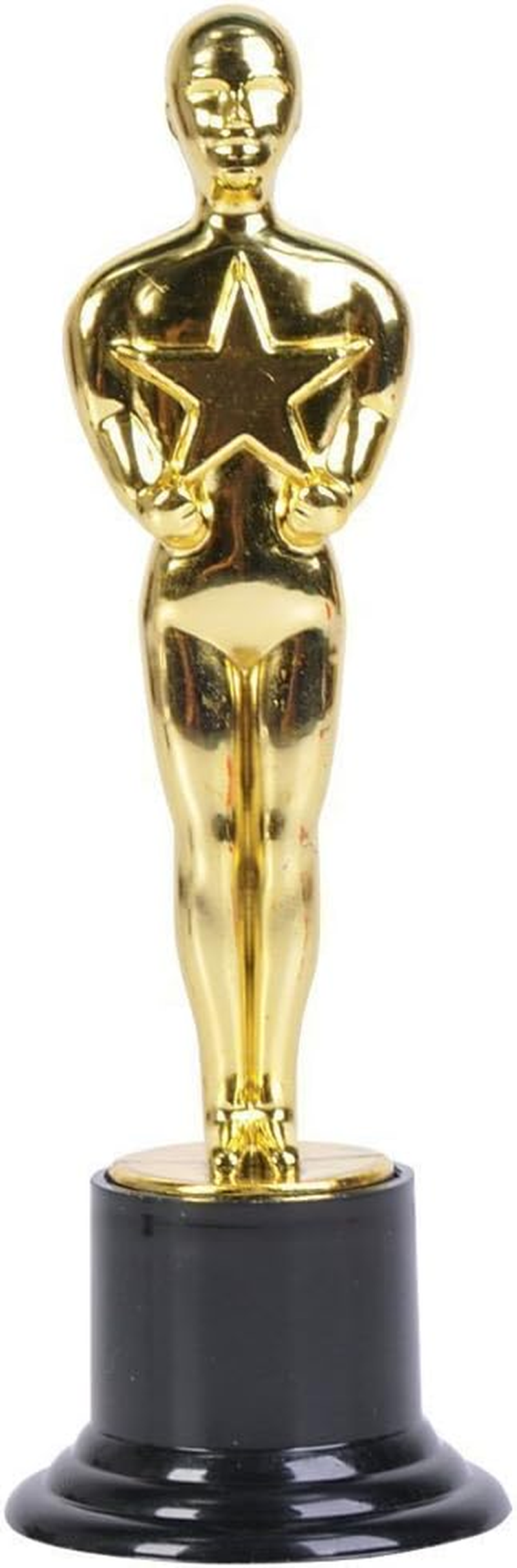 Play Time Gold Award Trophy 6-Inch Tall (4-Pack) - Gold, Metal, Trophy