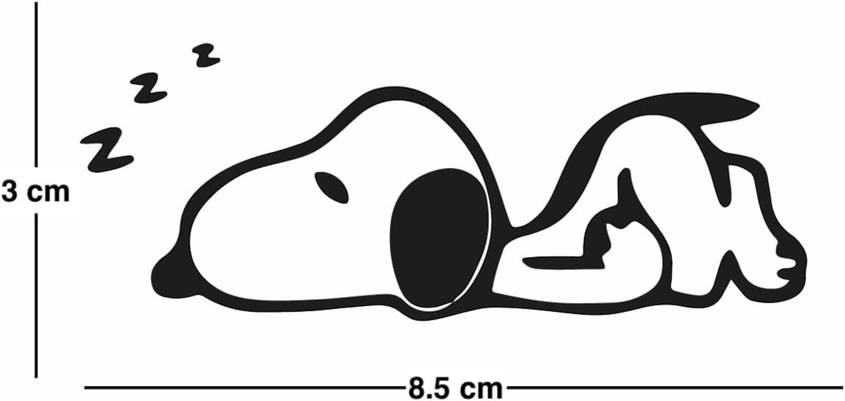 Cute Home Snoopy in a Nap Beautiful Pattern Light Switch/Socket Sticker Switch/Socket Decoration Vinyl Decor Decals Switch/Socket Art image number 1