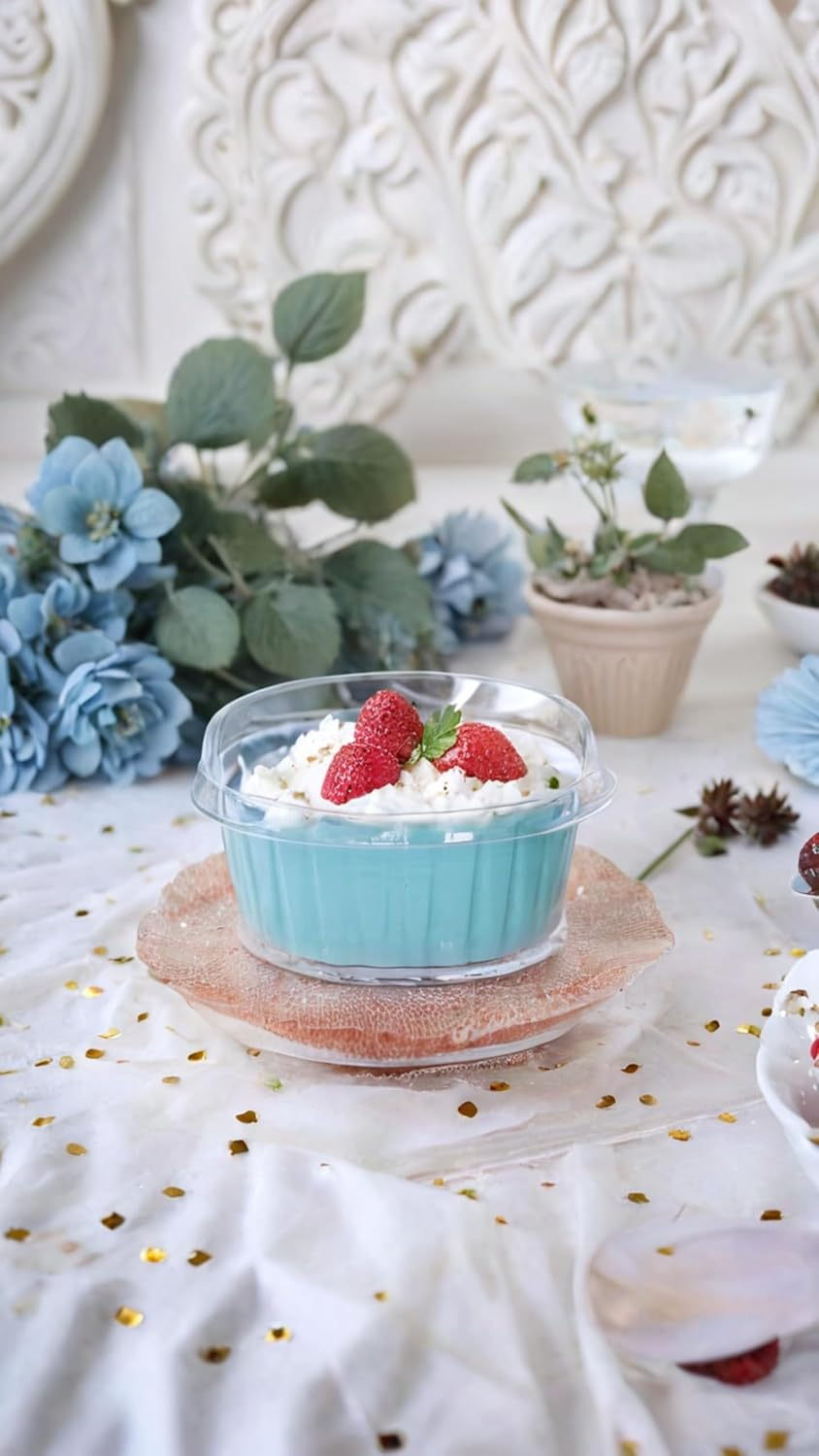 30-Pack Aluminum Pans with Lids - 5Oz Foil Baking Cups for Muffins, Cupcakes, Pies & More - for Baking Enthusiasts & Party Prep