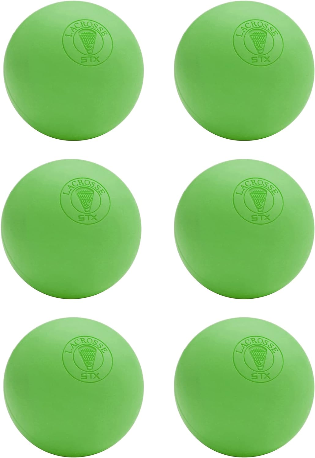 STX Lacrosse Official Lacrosse Balls - 6 Pack