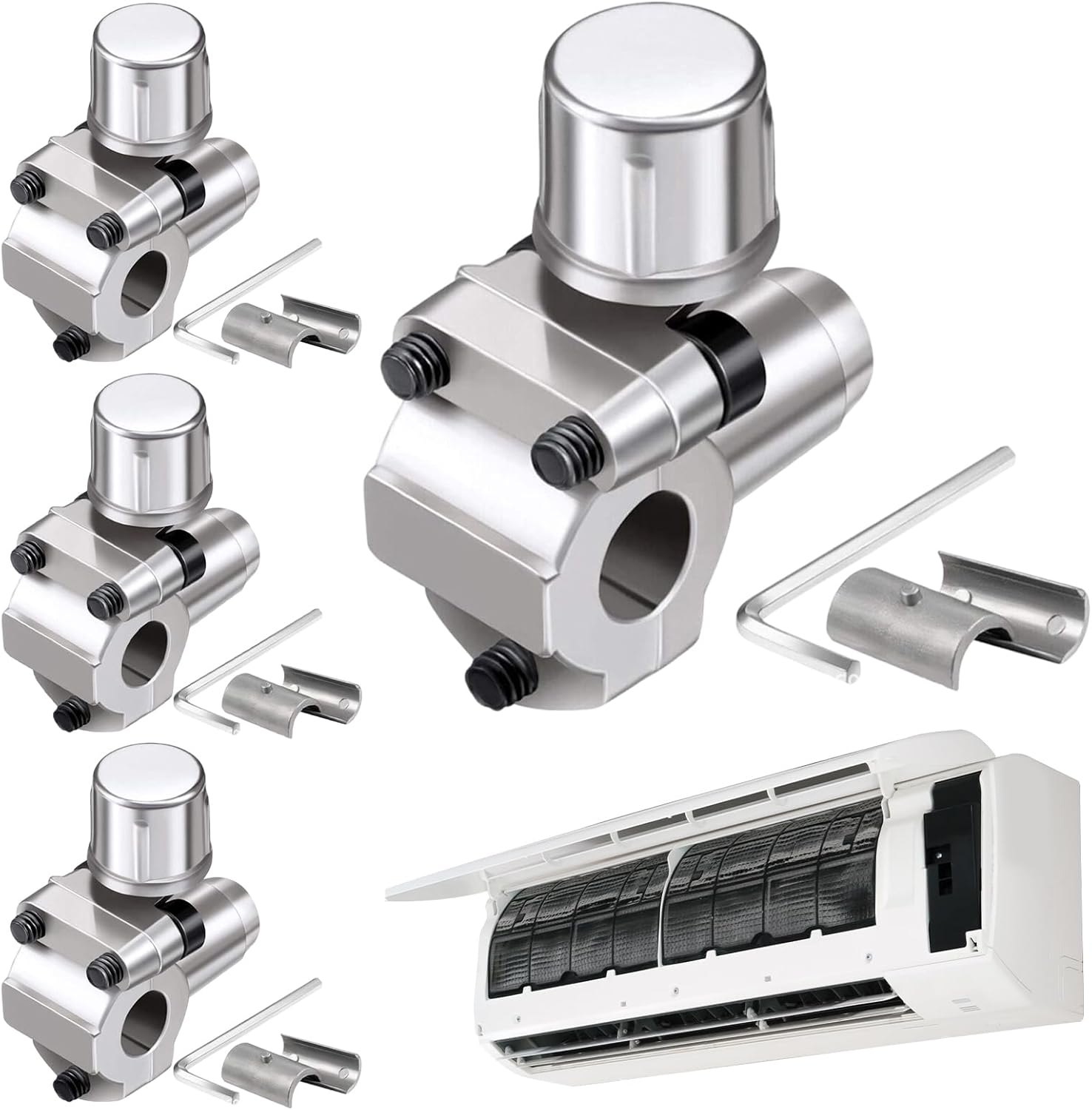 Bullet Piercing Valve - Bullet Piercing Tap Valve Kits | Accessories Kit for Home Kitchen Plumbing Project Ice Maker Fridge HVAC Air Conditioners image number 1