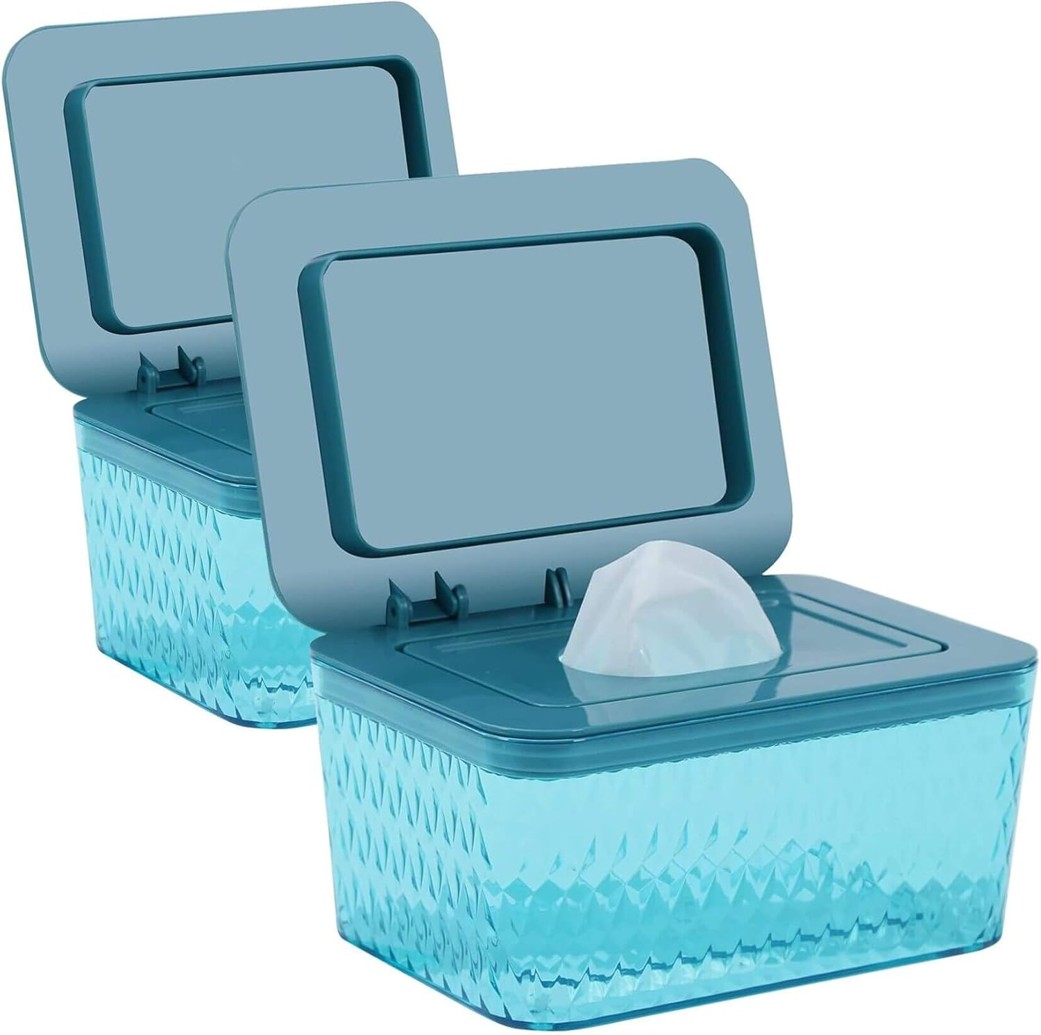 Wipes Dispenser Seal-Designed Wipe Dispenser Holder Wipes Case Box for Bathroom Keep Wipes Fresh, Dust-Proof & Non-Slip