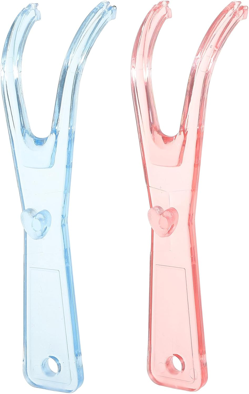 Dental Floss Holder Reusable Handle: Flossmate Handle 2Pcs Flosser Handle Holder Replacement Floss Pick Holder for Tooth Decay Gum Disease Oral Clearing image number 3