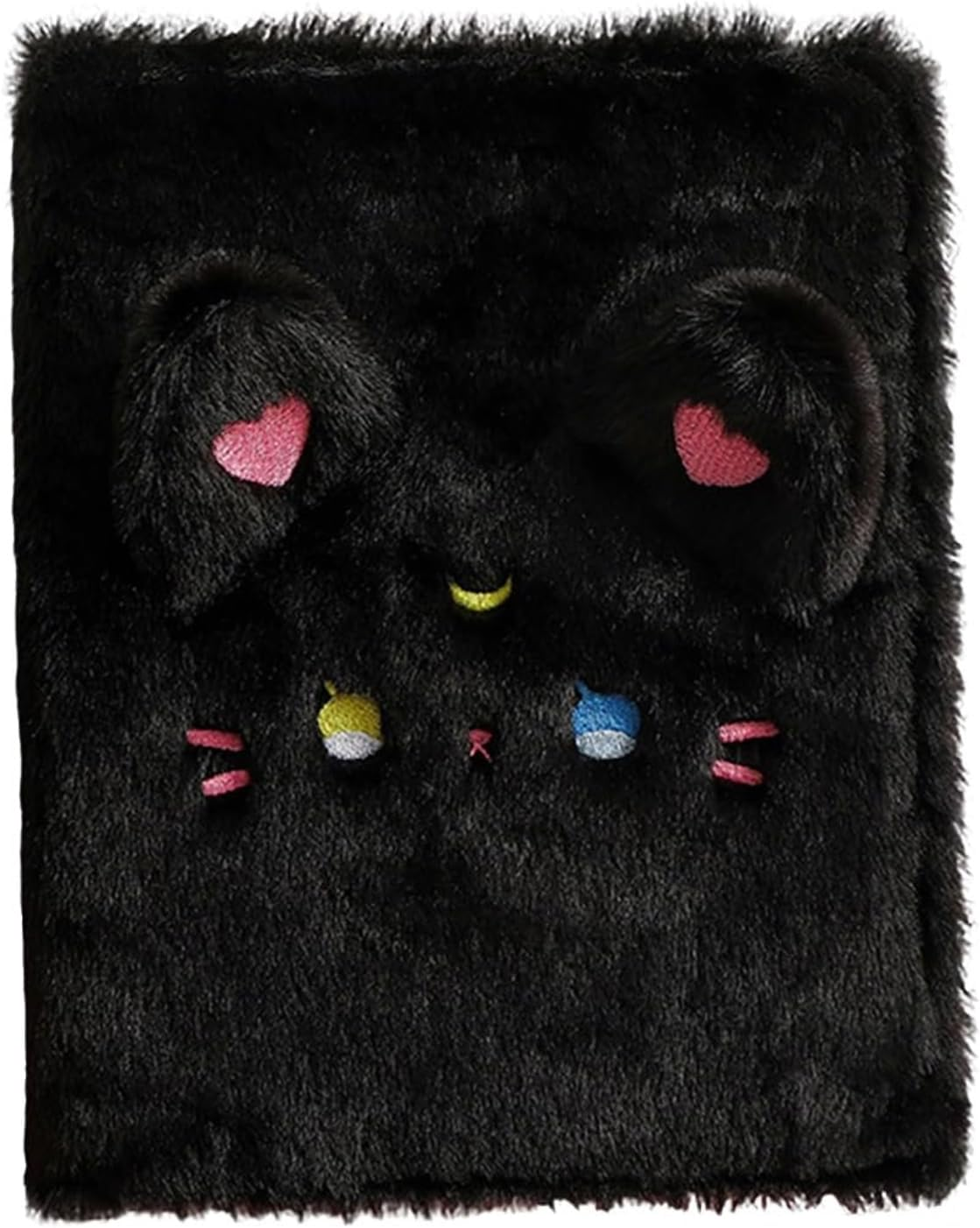 320 Pockets Plush Photo Album &ndash; for Fujifilm Instax Mini 12/11/40/41/90/9/Liplay/Link/Evo Photocard Album &ndash; Refillable Memory Book, Portable & Cute Design (Black)