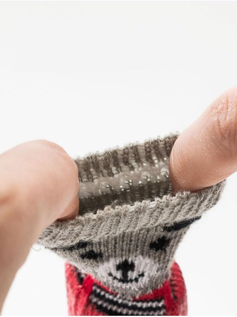 4Pcs Dog Boots Waterproof Shoes Breathable Socks, with Anti-Slip Sole and Adjustable Weather Protect Fit for Small Dog (Black, S) image number 2