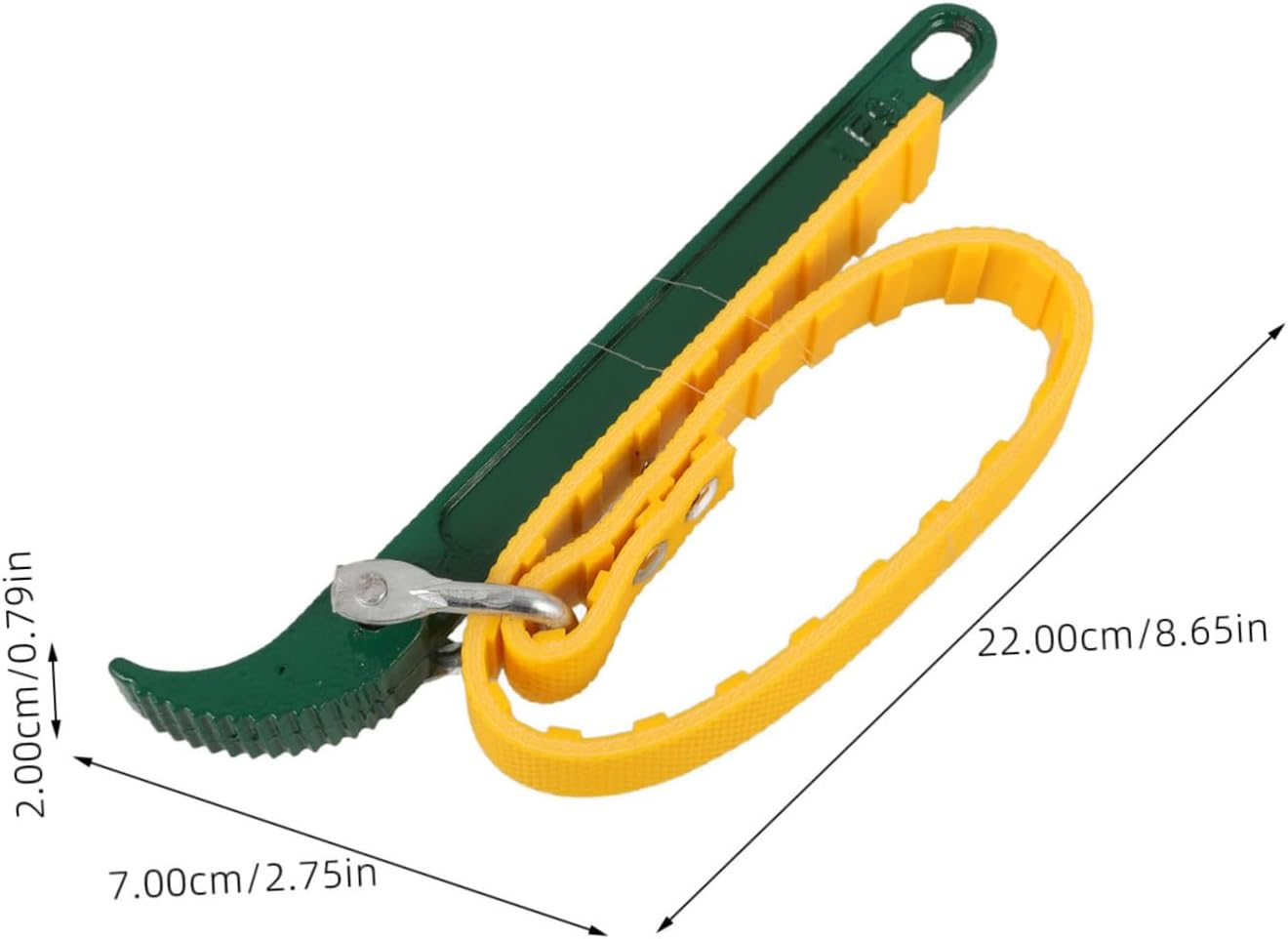 CHICAMPERA Heavy Duty Strap Wrench Removal Tool Adjustable Automotive Filter Spanner Wrench Portable Hand Tool for Maintenance