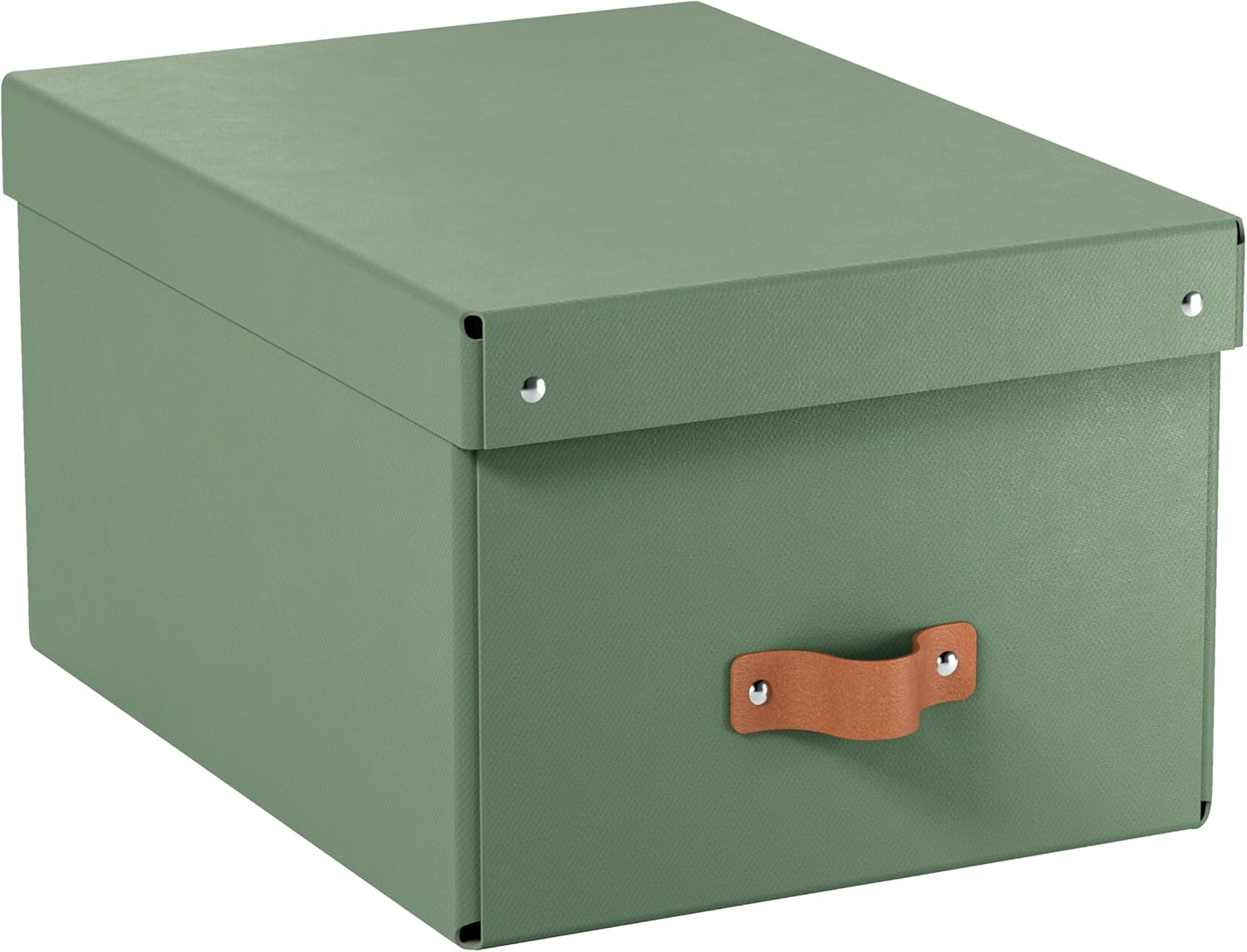 Leitz Puro Small Storage Box with Lid &ndash; Set of 2 Durable Storage Boxes, Compatible with Cube Units & Shelves, 7L Stackable Organiser, Suitable for Home & Office (20 X 28 X 15 Cm, Obsidian Black)