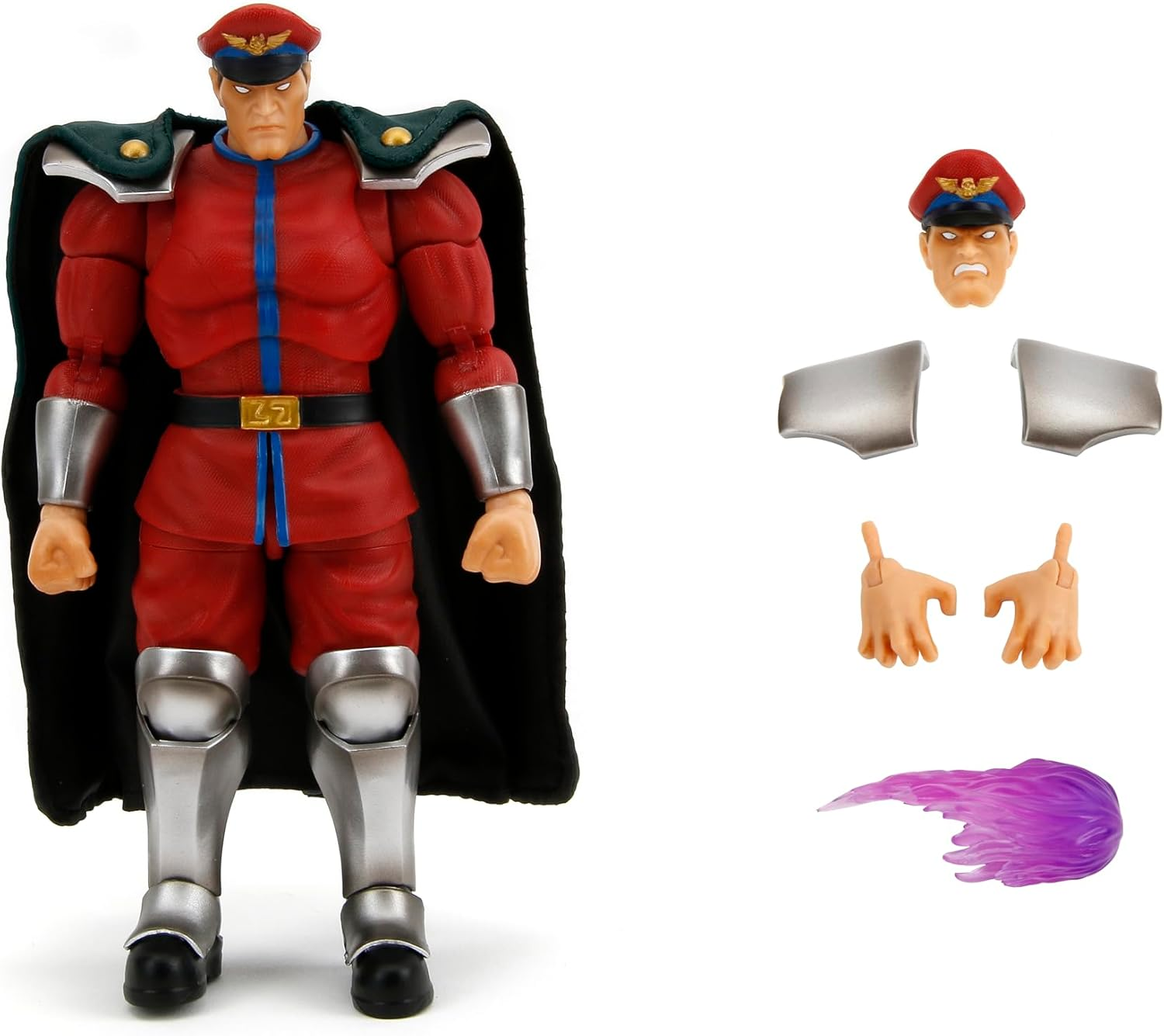Jada Toys Street Fighter M. Bison Action Figure 6-Inch Size image number 5