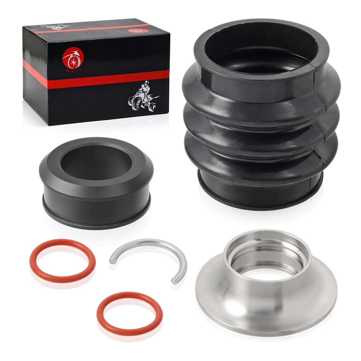 Carbon Ring Seal Drive Line Rebuild Kit & Boot for Sea-Doo RXP GTX RXT GTR GTI Wake RXPX RXTX 271001933 271000422 image number 6