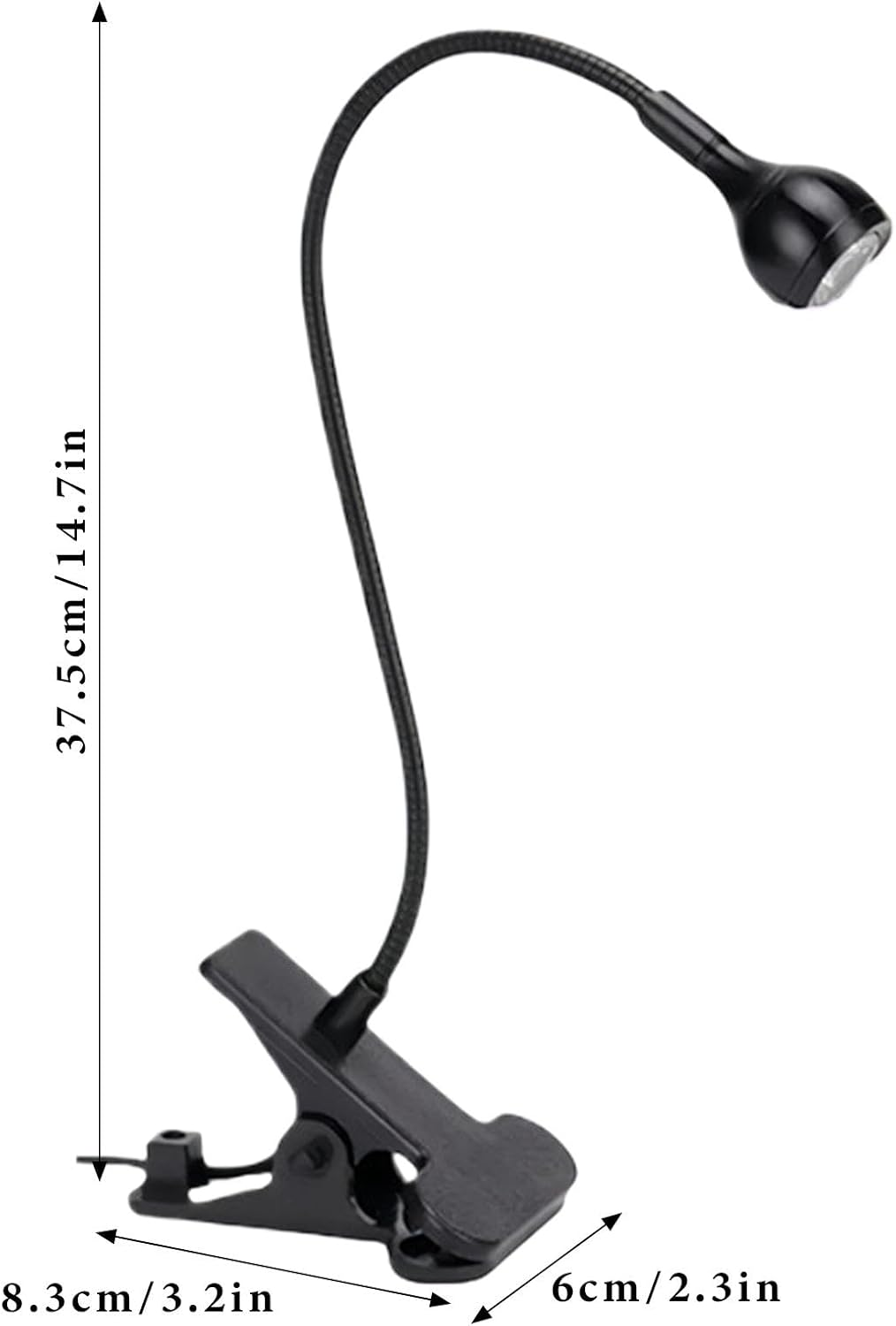 Gooseneck Nail Lamp - Clamp Gooseneck UV Light for Nails | Small USB Portable Manicure Dryer Nail Accessories for Home Salon, Fast and Even Curing image number 6