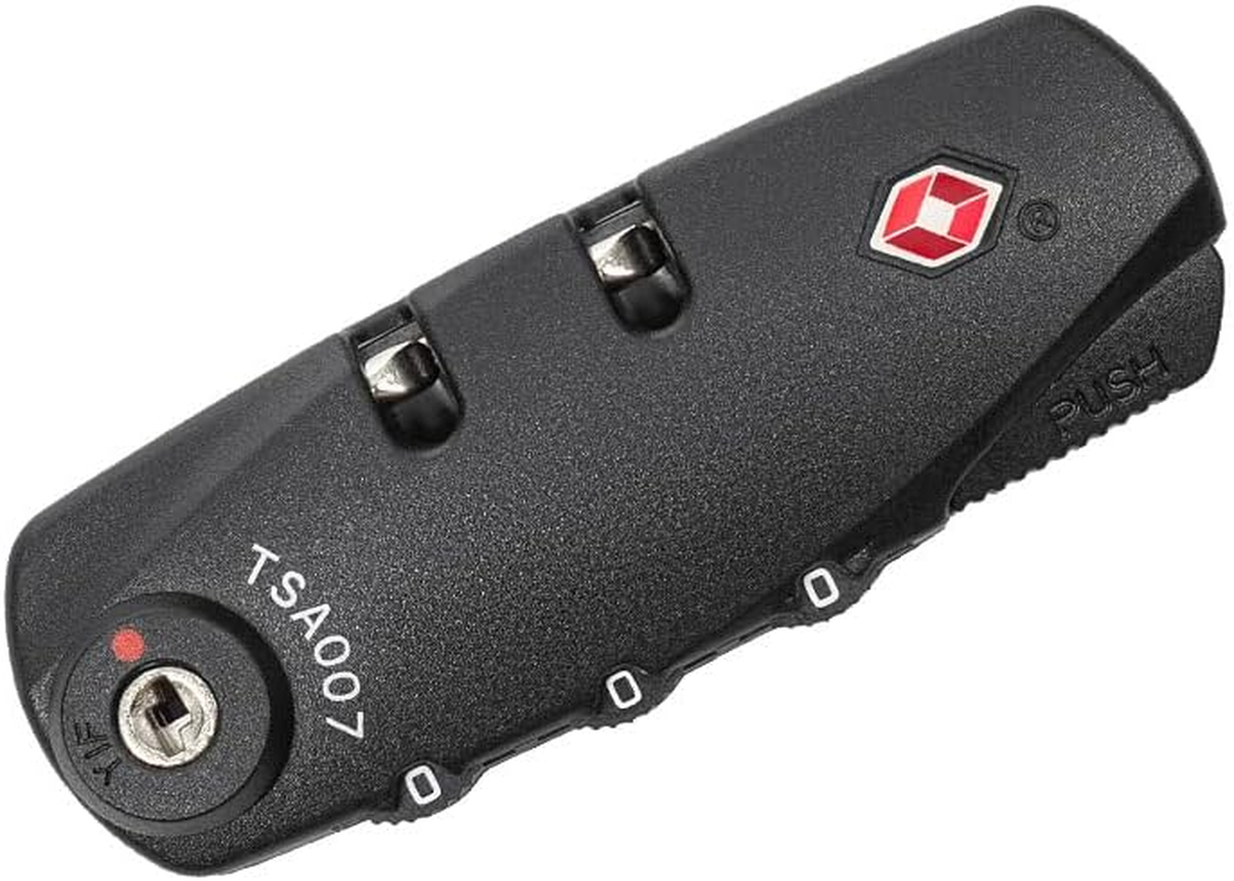 Luggage Locks,Tsa Approved Luggage Password Lock Suitcase Locks 3-Digit Number Combination TSA 372 Suitcases Locks for Toolbox Storage Bag Travel Business