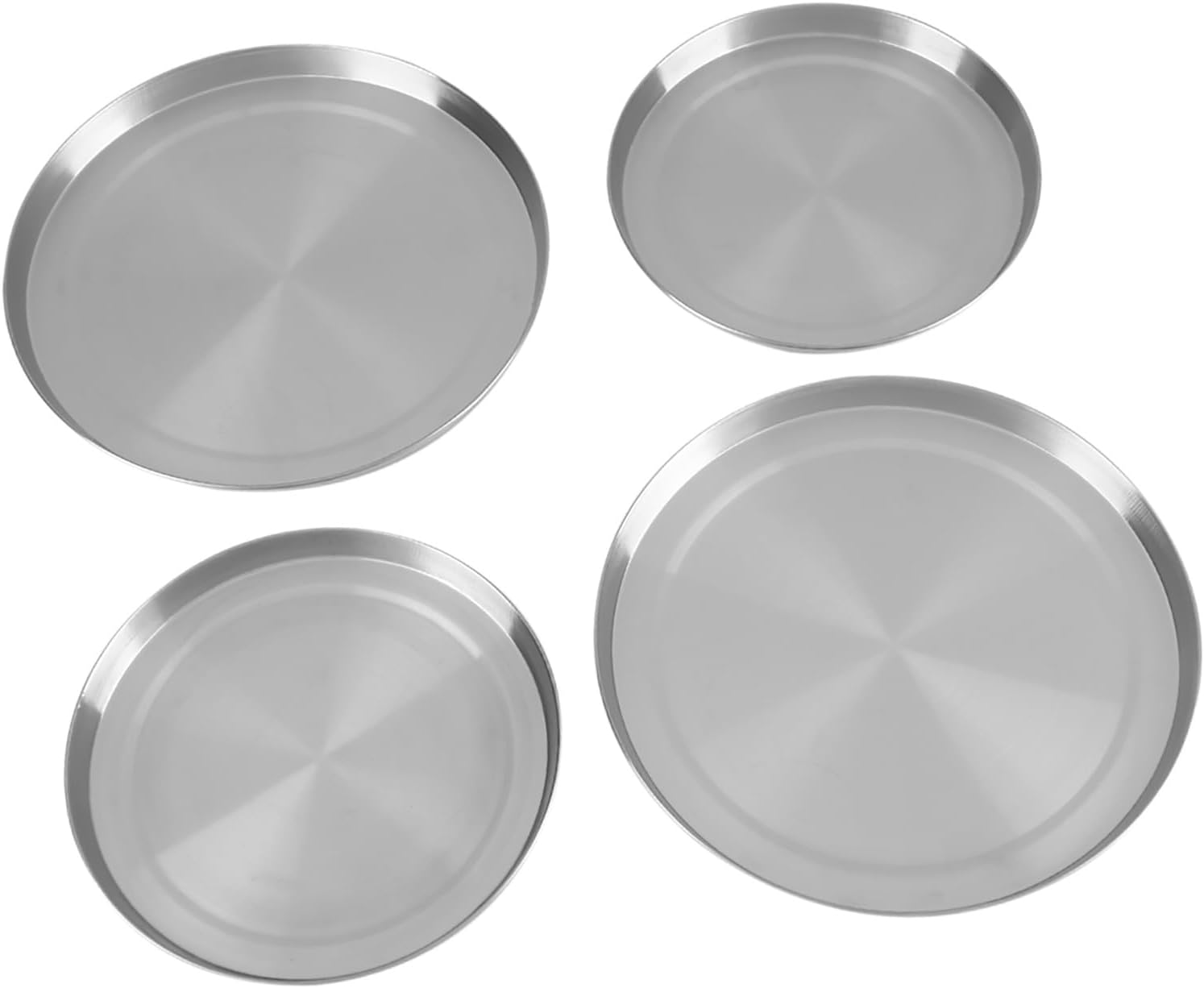 Stainless Steel Kitchen Stove Top Burner Covers, 4 Piece Set image number 4