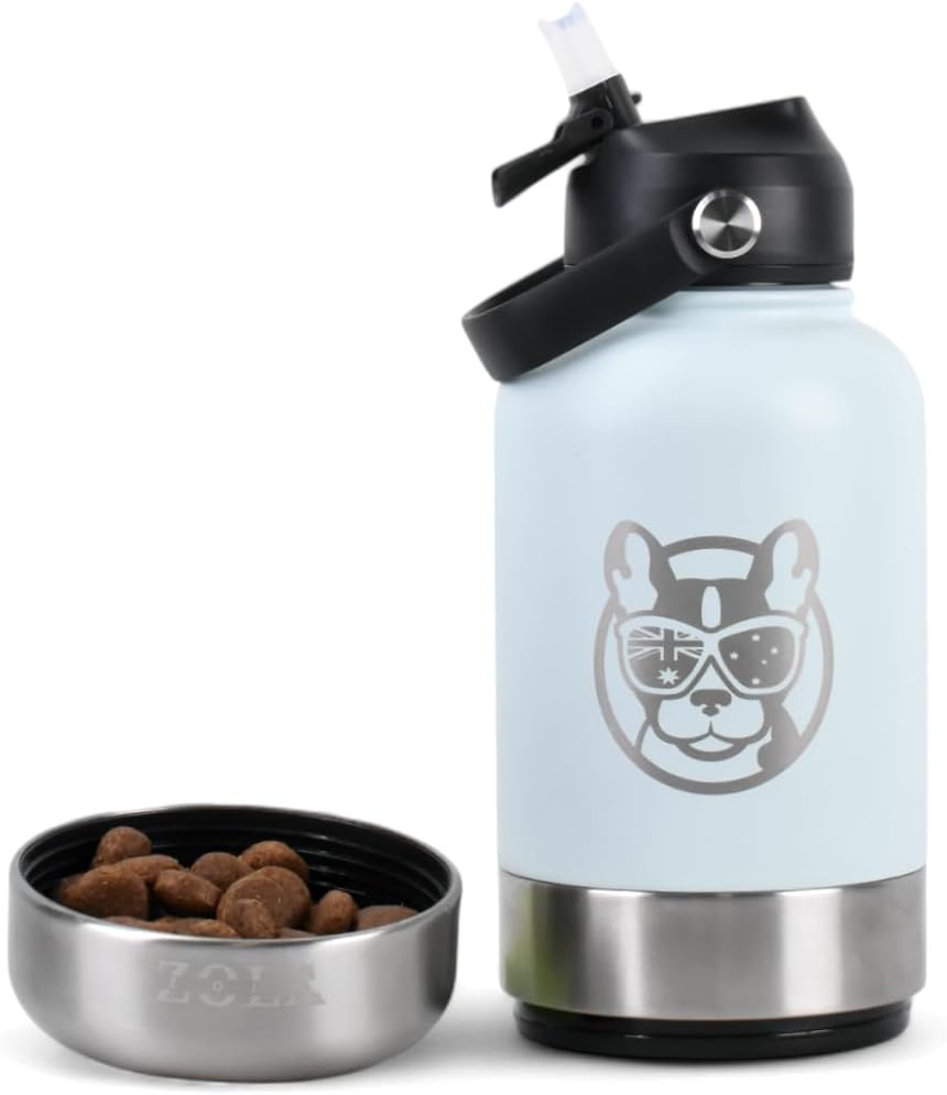 Snackspout - 3-In-1 Water Bottle for Dogs & Humans &ndash; Portable & Leak-Proof Dog Travel Water Bottle with Built-In Bowl & Snack Compartment &ndash; Bpa-Free, Insulated & Eco-Friendly image number 5