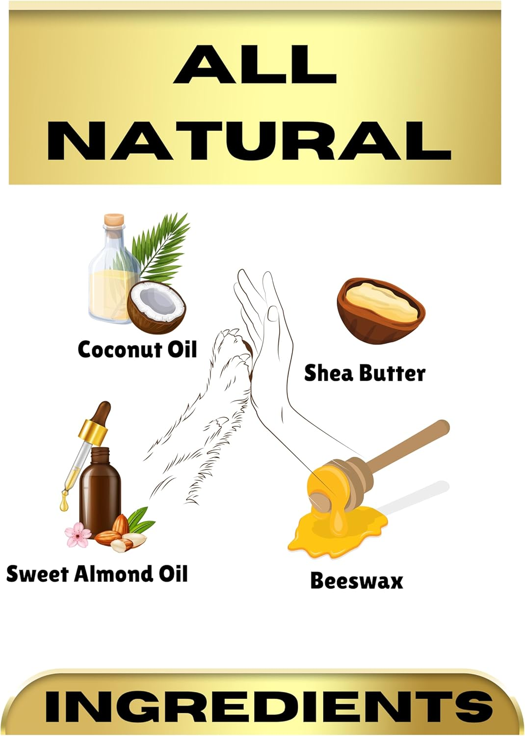 Nose and Paw Balm| Dog Cream| Australian Made Pet Balm | All Natural Dog and Cat Balm image number 6