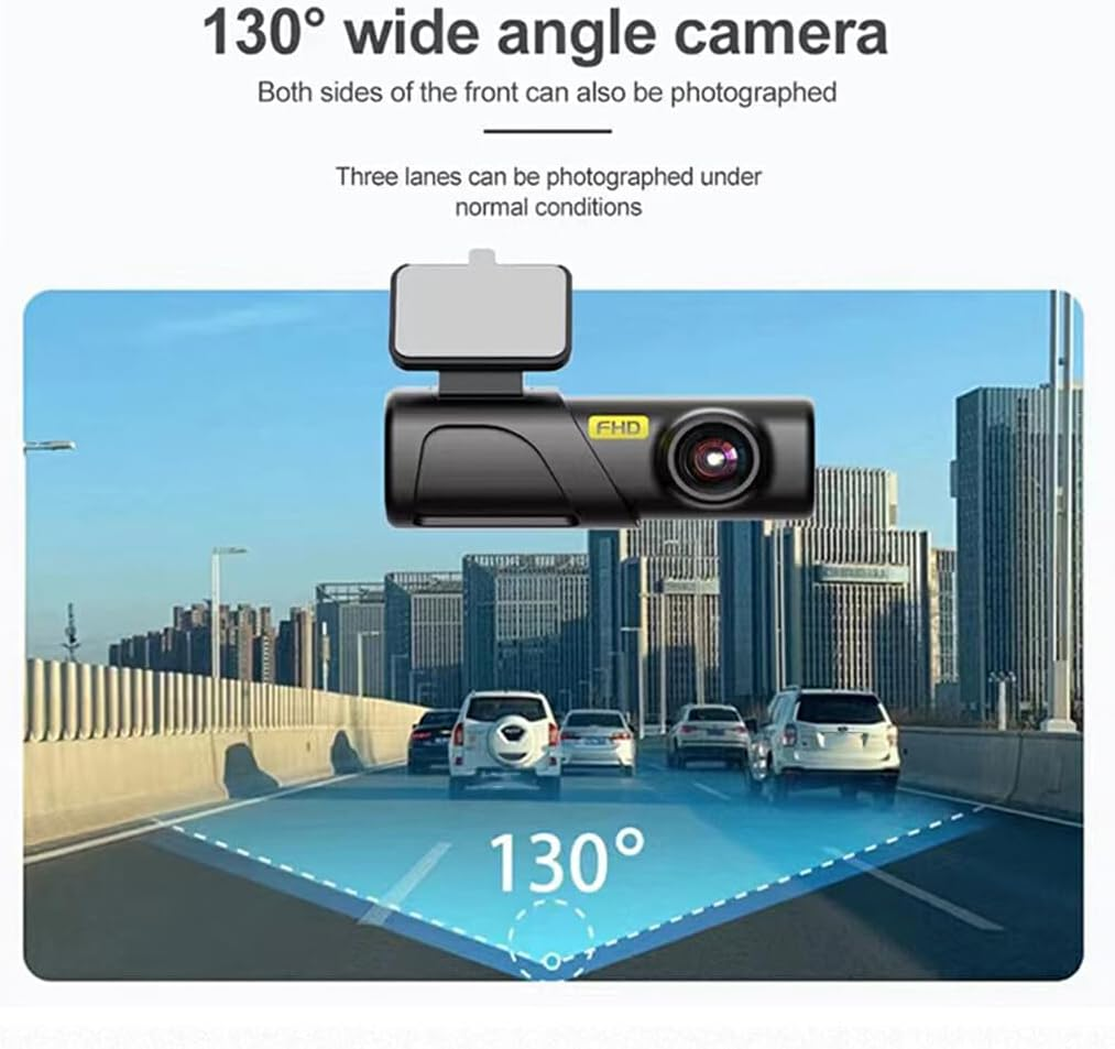 1080P Wifi Dash Cam Recorder for Car Full Wave Lens Automatic Start Stop Intelligent Voice System Driving Recorder ABS, Q3-1080P USB