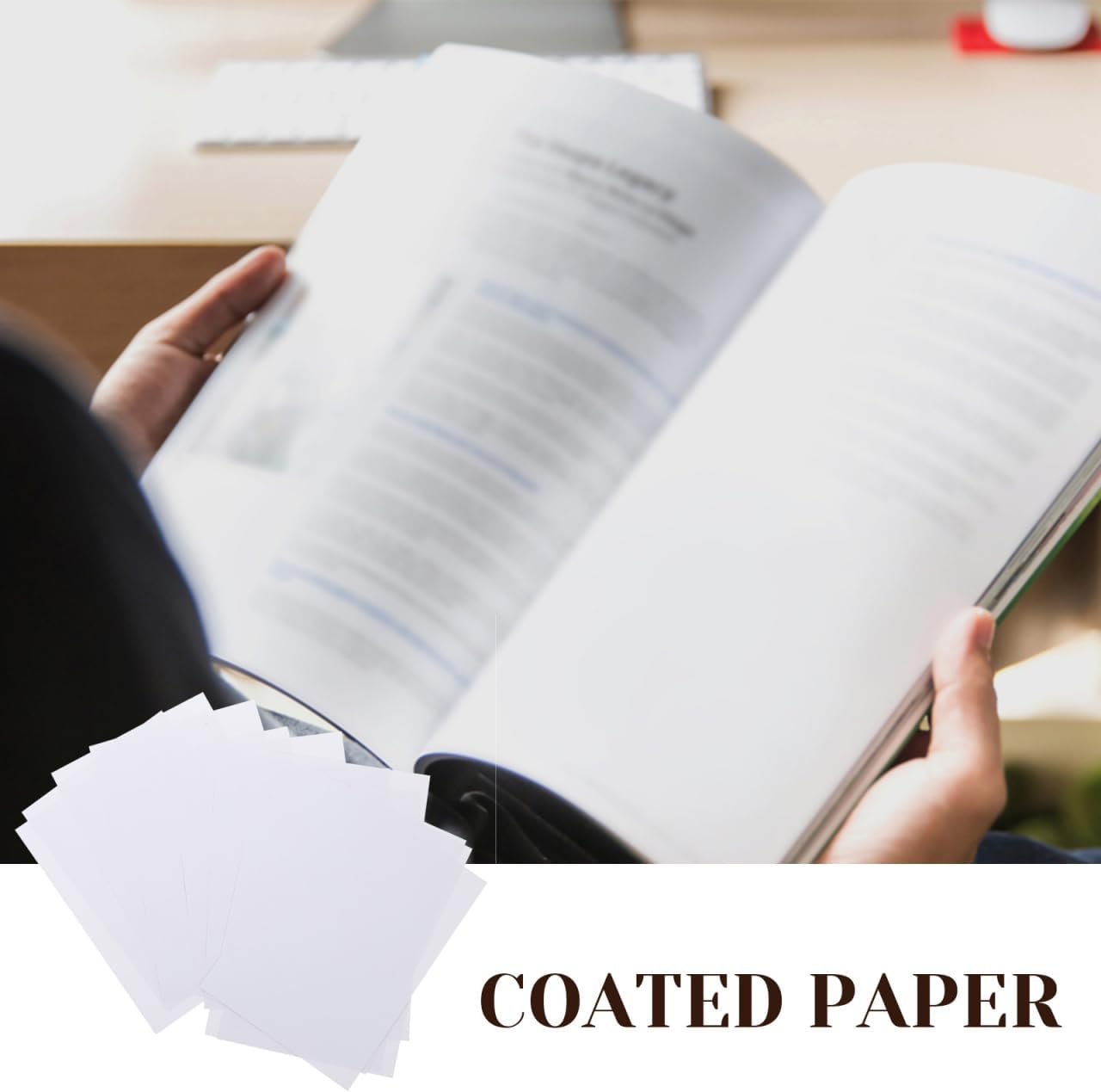 Sewacc A5 Printing Paper - 100 Sheets Double-Sided Coated Paper for Stunning Photo Printing Ideal for Digital Printers and Photo Projects image number 2