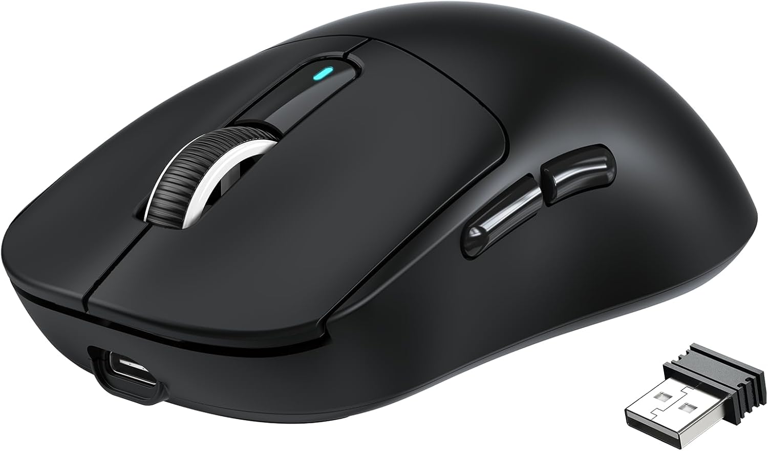 X Attack Shark X3 Gaming Mouse, Ultra-Lightweight 49G, Wireless 2.4G/Bluetooth/Wired Type-C, Original Phase PAW3395 Sensor, Highest Class Accuracy, 26000Dpi-Orange