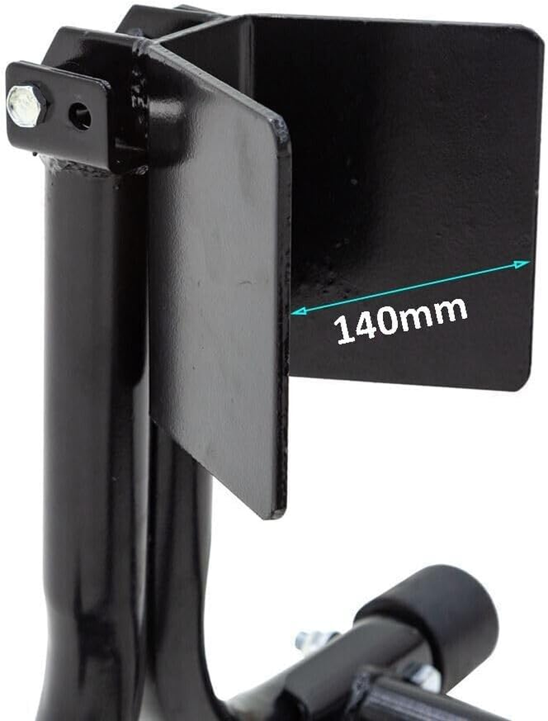 TDR Heavy Duty Steel Motorbike Front Stand Adjustable Wheel Chock Paddock Lock Storage 680Kg Capacity Fits 16 to 19 Inch Motorcycle Tires image number 2