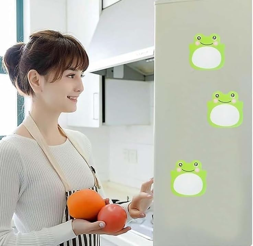 Frog Sticky Notes Kawaii Frogs Sticky Notes Sets, Aesthetic Cute Small Frog Sticky Notes Mini Animal Self-Stick Notes Pads for Frog Lovers Office School 8Packs,160 Sheets (Style 1, One Size) image number 5