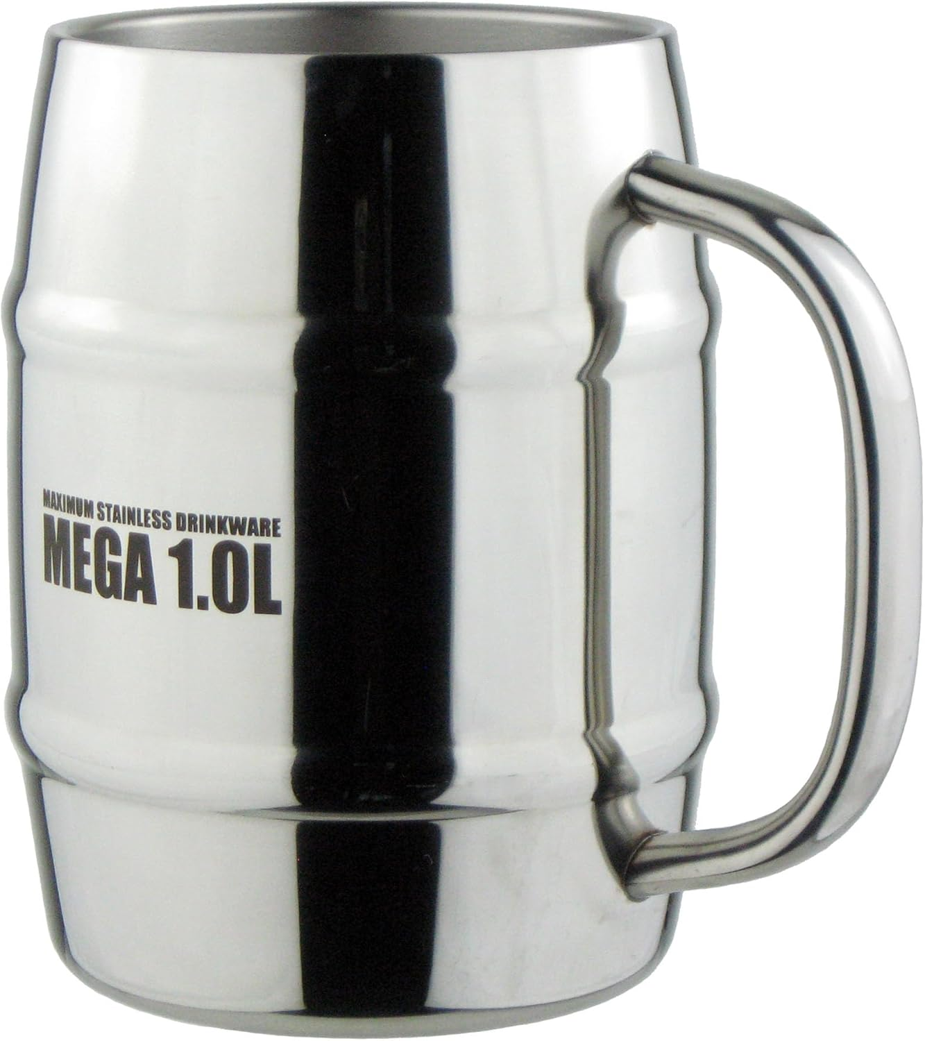 Nagao Mega Jug, 3.3 Fl Oz (1 L), Stainless Steel Barrel Type, Double Wall Vacuum Structure, Highball, Beer, Maximum, Stainless Steel Drinkware, Mug, 0.3 Gal (1 L) image number 3