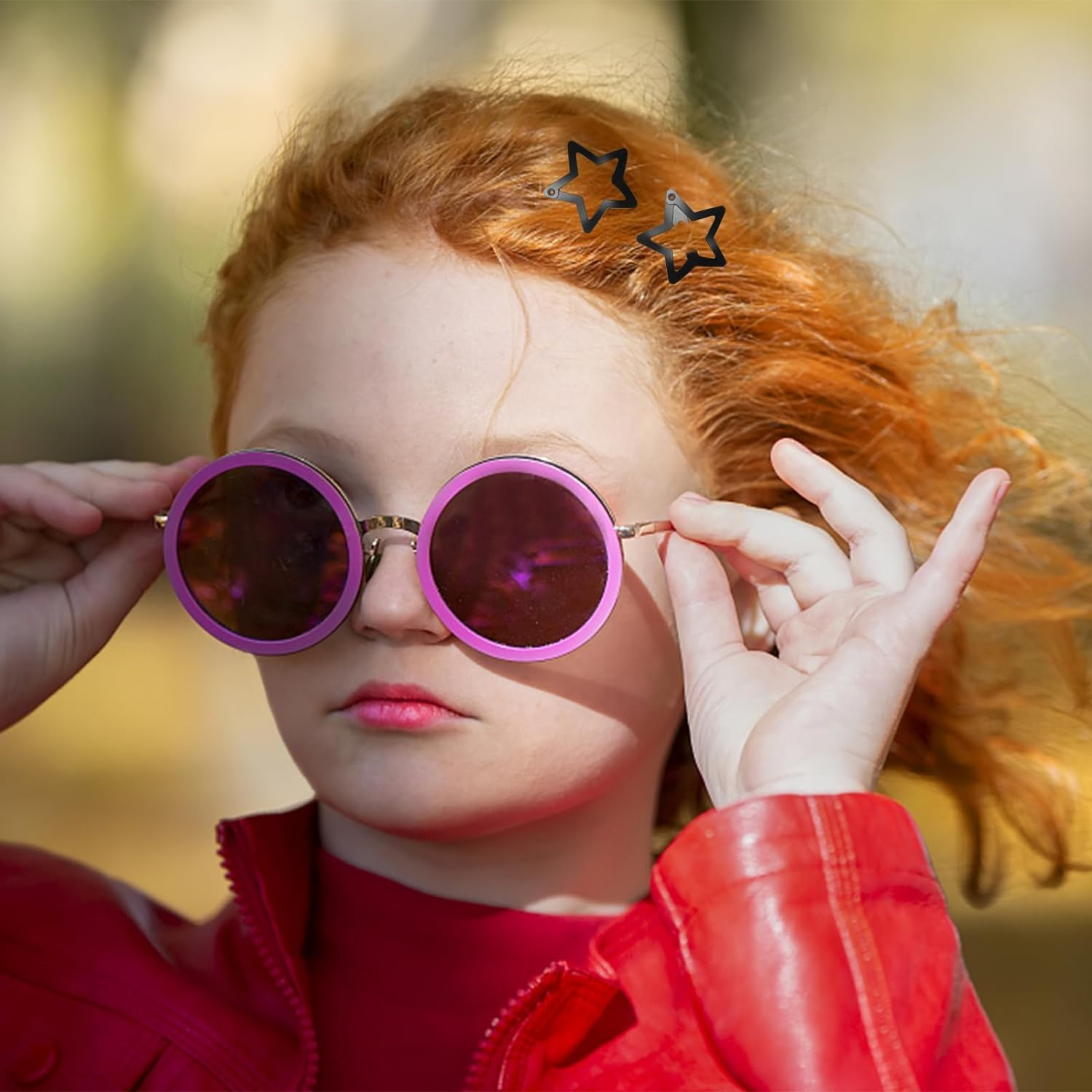 Modixun 90 Pieces 3Cm Star Hair Clips Star Clips 2000S Star Hair Accessories Non-Slip Metal Hair Clips Cute Hair Clips Kawaii Hair Clips for Women (Silver+Gold+ image number 1