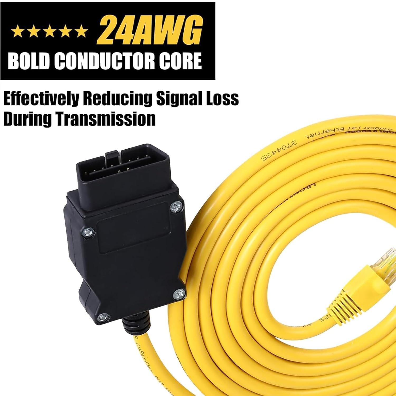 BMW ENET Cable Adapter &ndash; Fast & Stable Data Transmission, Multi-Function Coding & Programming, Plug & Play for F-Series BMW Cars（1.8M） image number 5