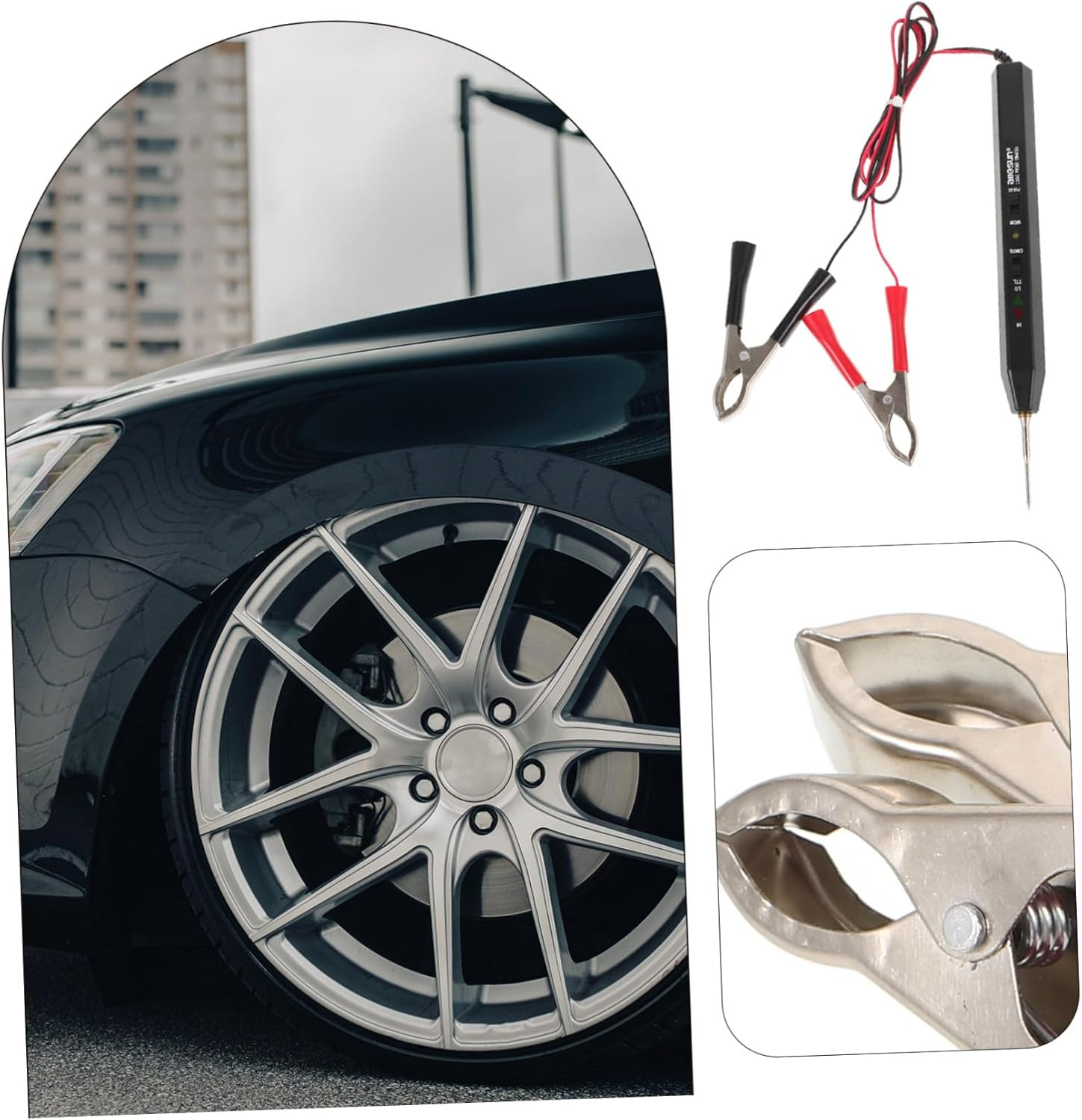 JUMPLAWN Precision Car Logic Tester Electrical Circuit Probe Tool for Automotive Maintenance Reliable Fault Diagnosis Device with Easy Operation for Accurate Vehicle Electrical System image number 1