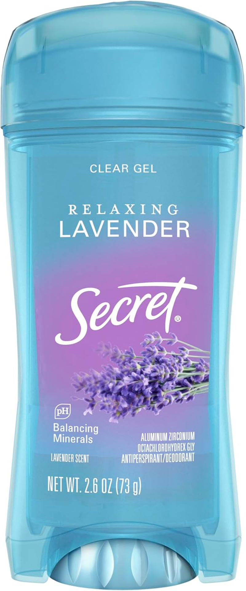 Secret Clear Gel Antiperspirant & Deodorant, Lavender, 2.6 Oz image number 5