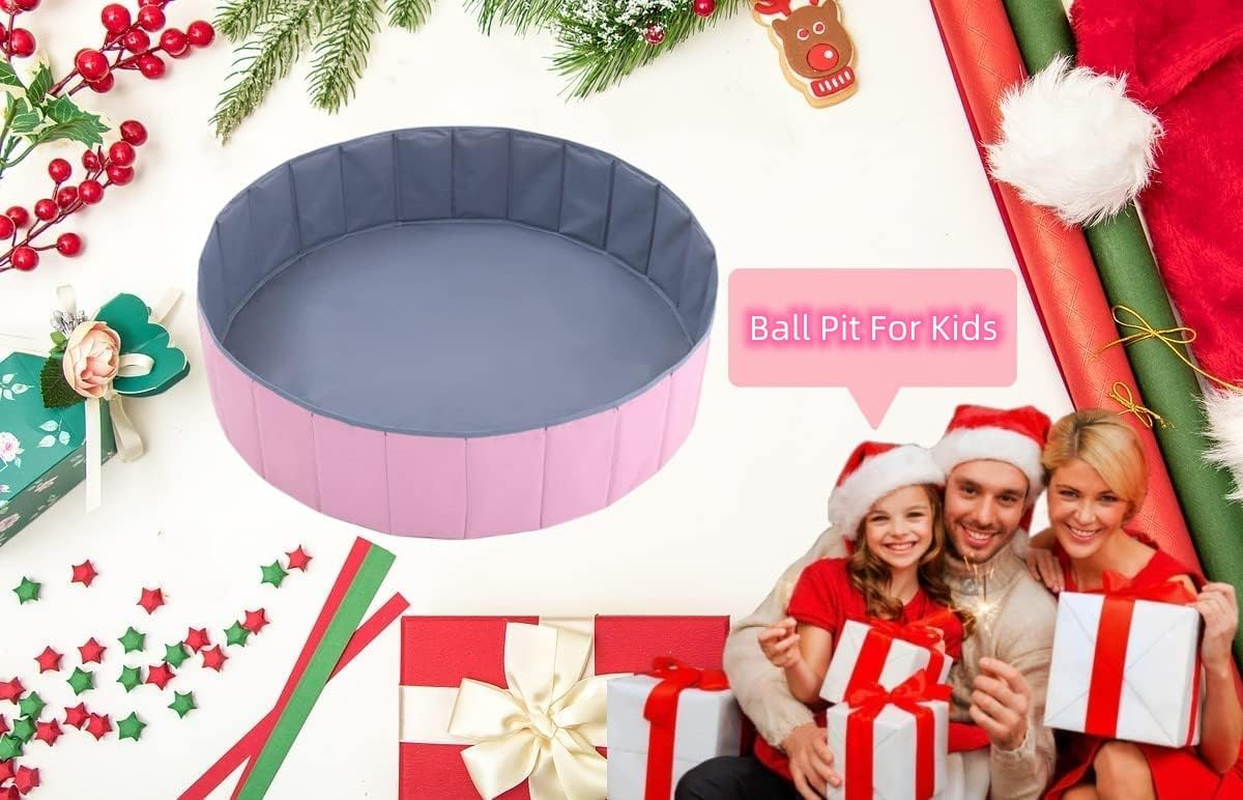 YYZ Ball Pit Balls Plastic Crush Proof Balls for Kids Playhouse Ball Pool Family Ball Pool 2.75 Inch of 100 P(Pink, 31.5 Inch 80Cm).Ideal Gift Play Toy for Children Toddler Boys & Girls. image number 3