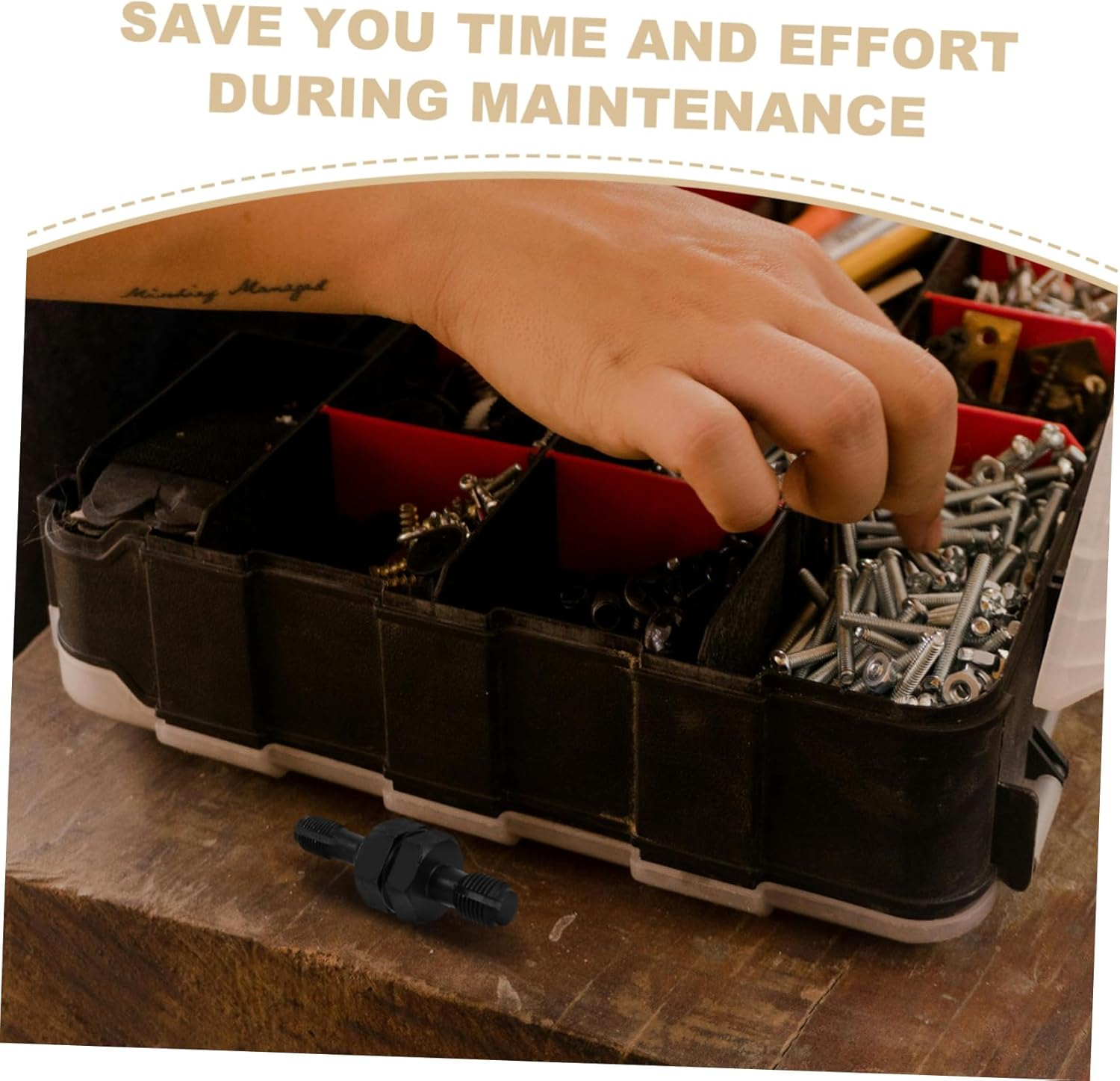 WEKADRIN Spark Thread Repair Tool Spark Tap for Automotive Applications and Fit for Various Vehicles Complete for Thread Repair image number 6