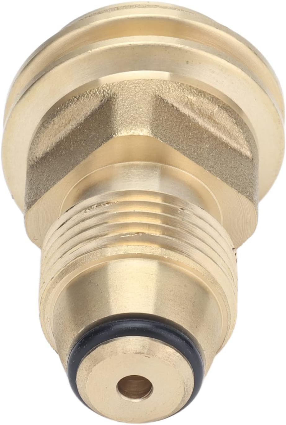 Viagasafamido QCC1 Nut Gas Fitting Hose Adapter Brass Adapter Convert LP Tank POL Service Valve to QCC1 Type1 Adapter Quick Connect Fittings image number 3