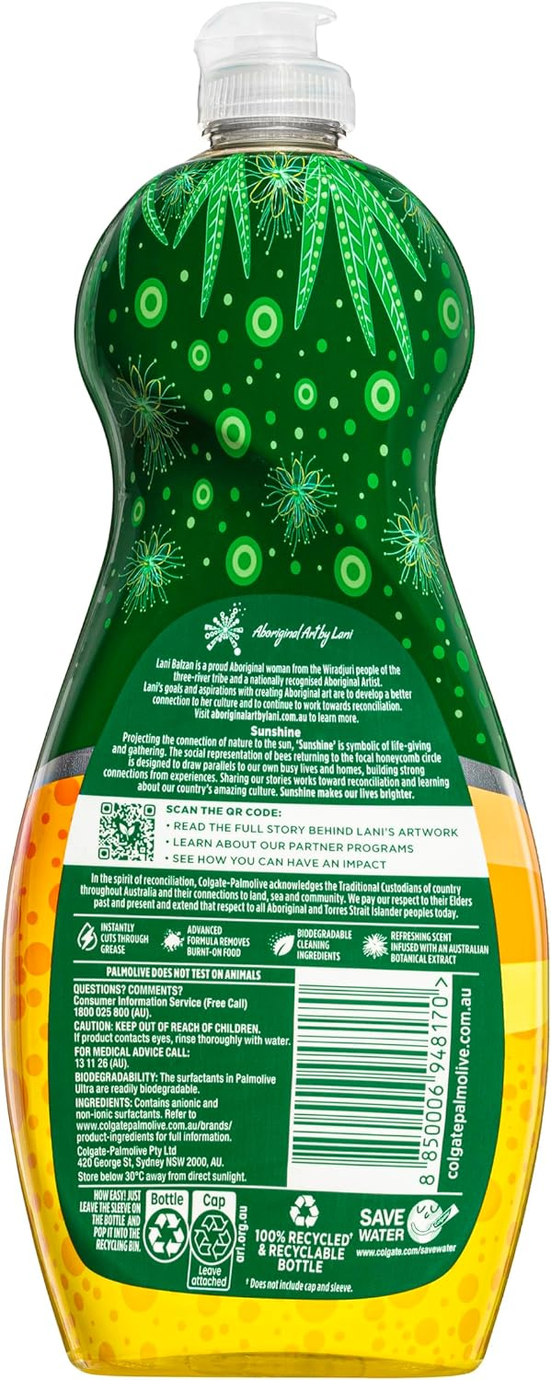 Palmolive Dish Ultra Australian Extracts Dishwashing Liquid, Davidson Plum Extract & Lemon Myrtle 750Ml image number 5