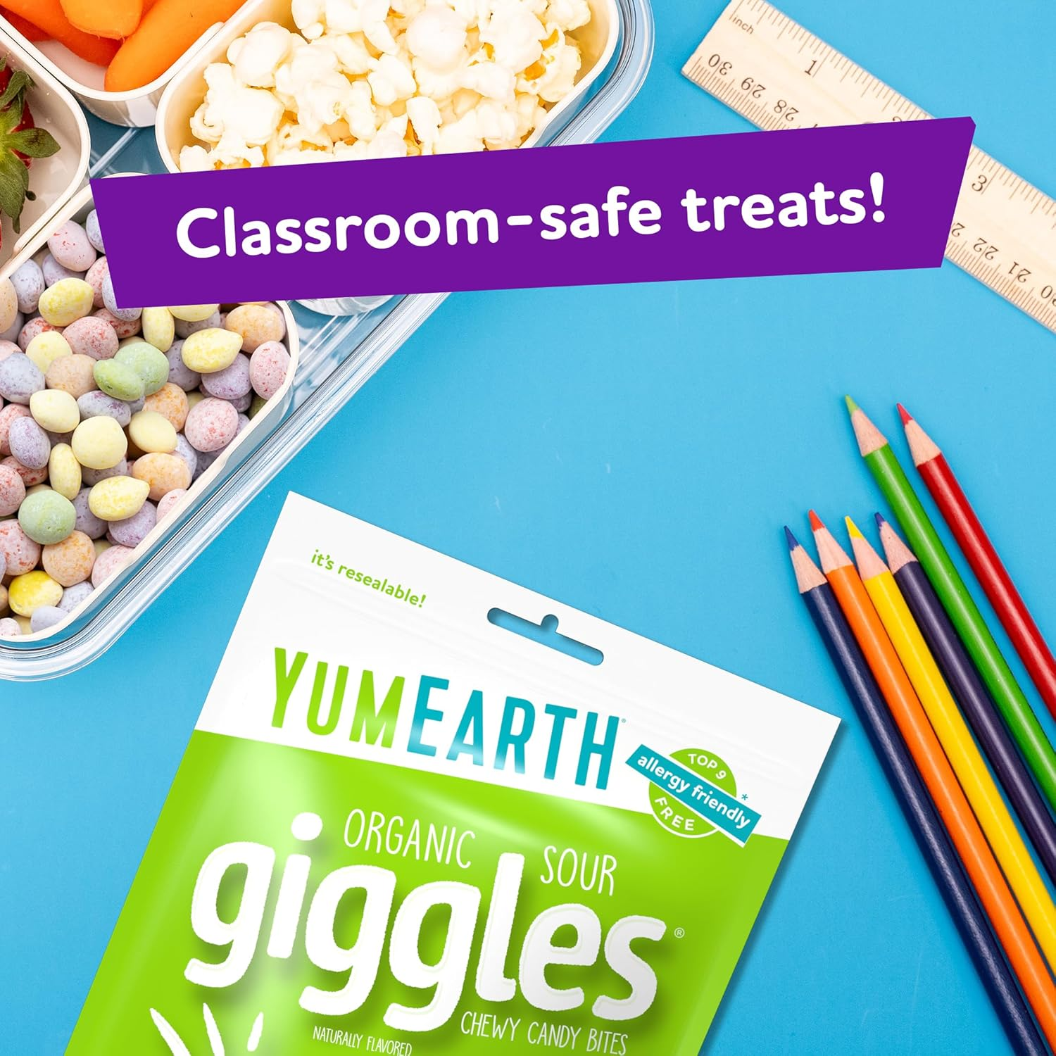 Yum Earth Organic Sour Giggles 142 G image number 2