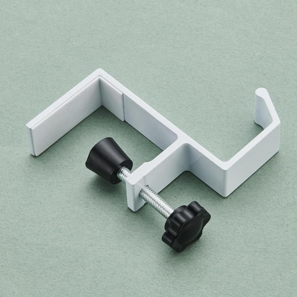 DACUAN Purse Hanger for Desk, 2Pcs Headphone Holder Clamps, Universal Fit Desk Headphone Hanger, Movable Table Hooks for Hanging Bags Clothes, Hats, Coats