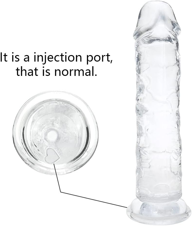 9.8 Inch Realistic Dildo, Body-Safe Material Lifelike Huge Penis with Strong Suction Cup for Hands-Free Play for Women or Men image number 6