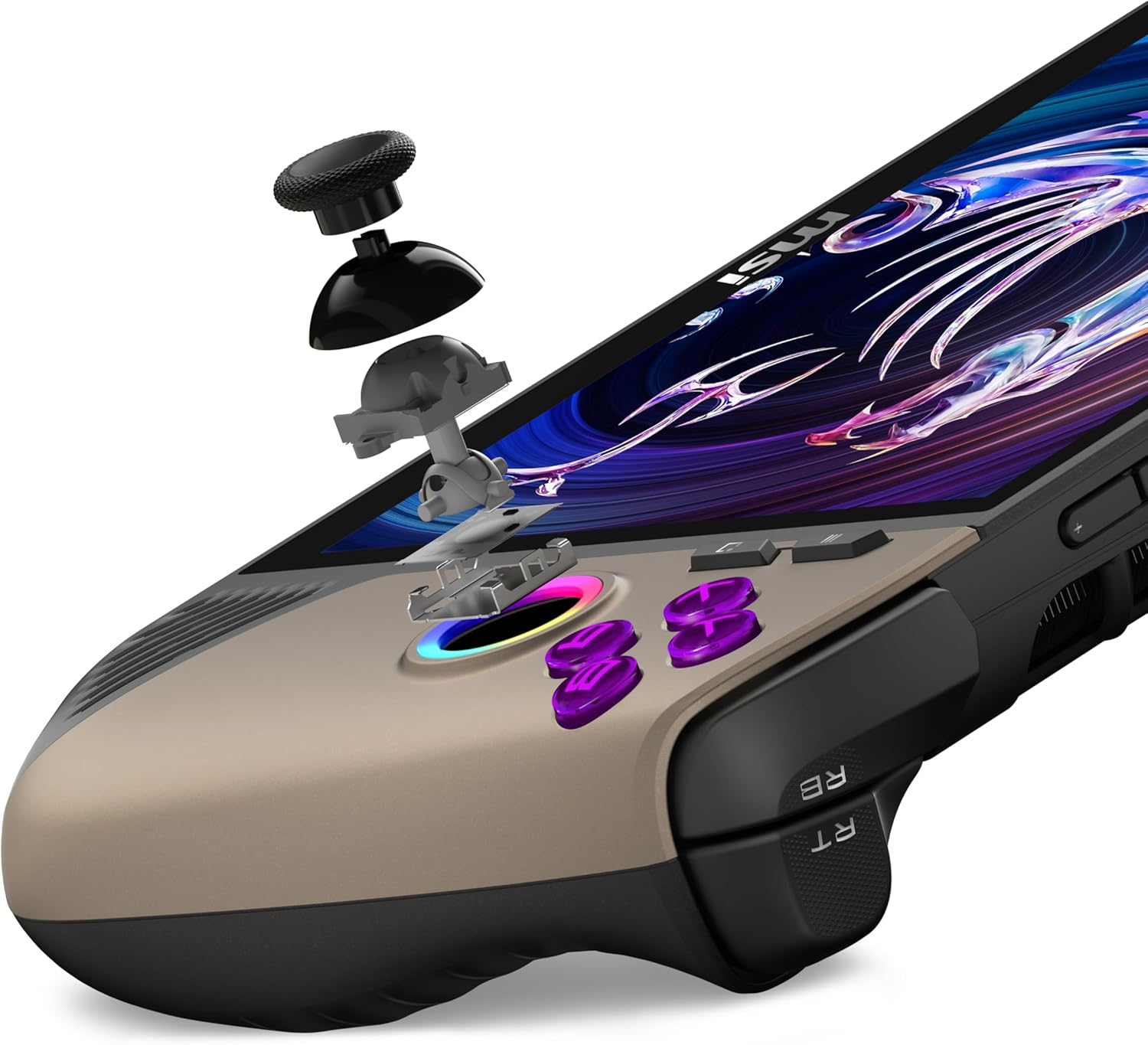 MSI Claw 8 AI+ A2VM-004AU, 8' Touchscreen Handheld, Intel Ultra 7, 32GB Lpddr5X, 1TB SSD, Windows 11 Home, Sandstorm