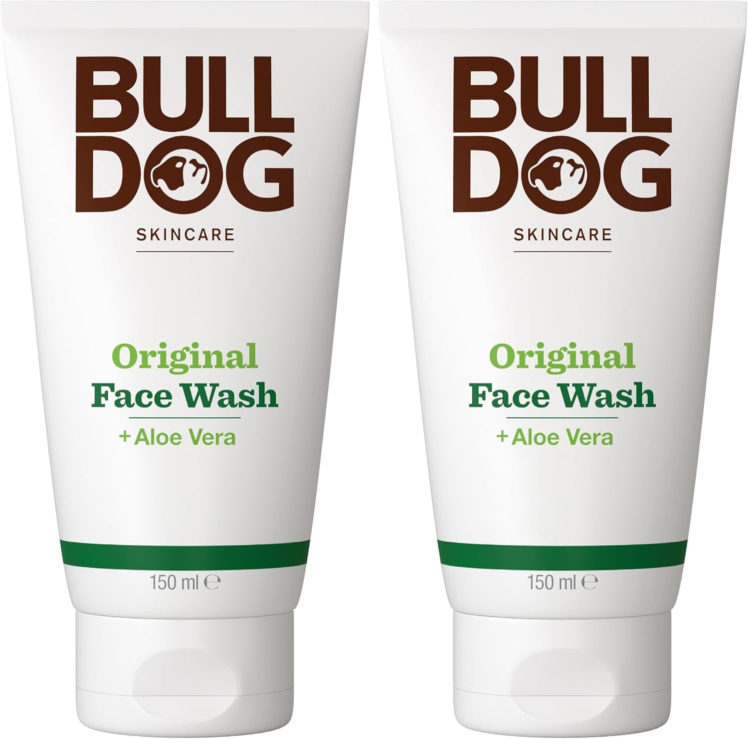 Bulldog Skincare for Men Original Face Wash, Mild and Non-Drying Cleanser, with Aloe Vera, Camelina Oil and Green Tea, 150Ml (Pack of 2) image number 6
