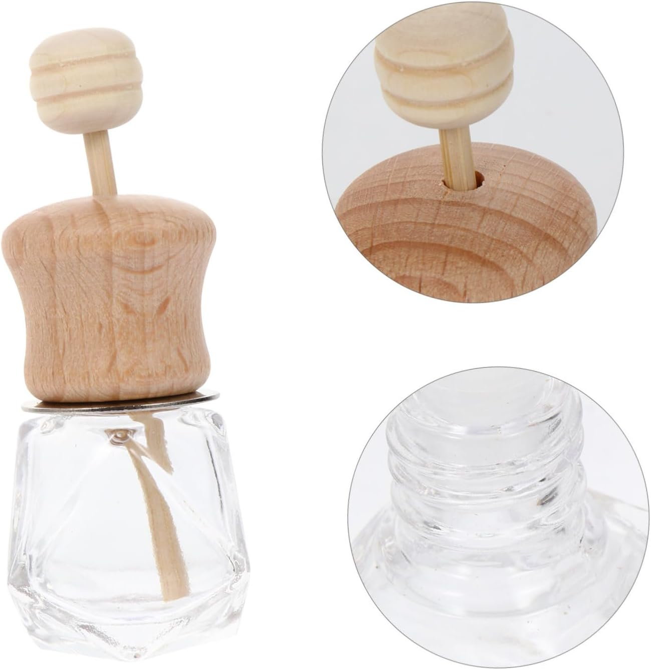 Cabilock 3Pcs Car Aroma Bottles Air Vent Diffusers Car Fragrance Smart Perfume Diffuser image number 5