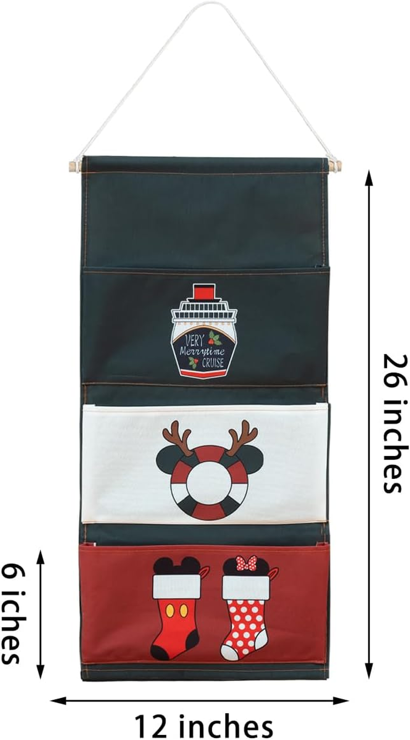 DCL Fish Extender Door Hanger, Cabin Door Hanging Pockets for Fish Exchange Extender Gifts on DCL Cruise Line in 2025 & 2026 (Green) image number 3